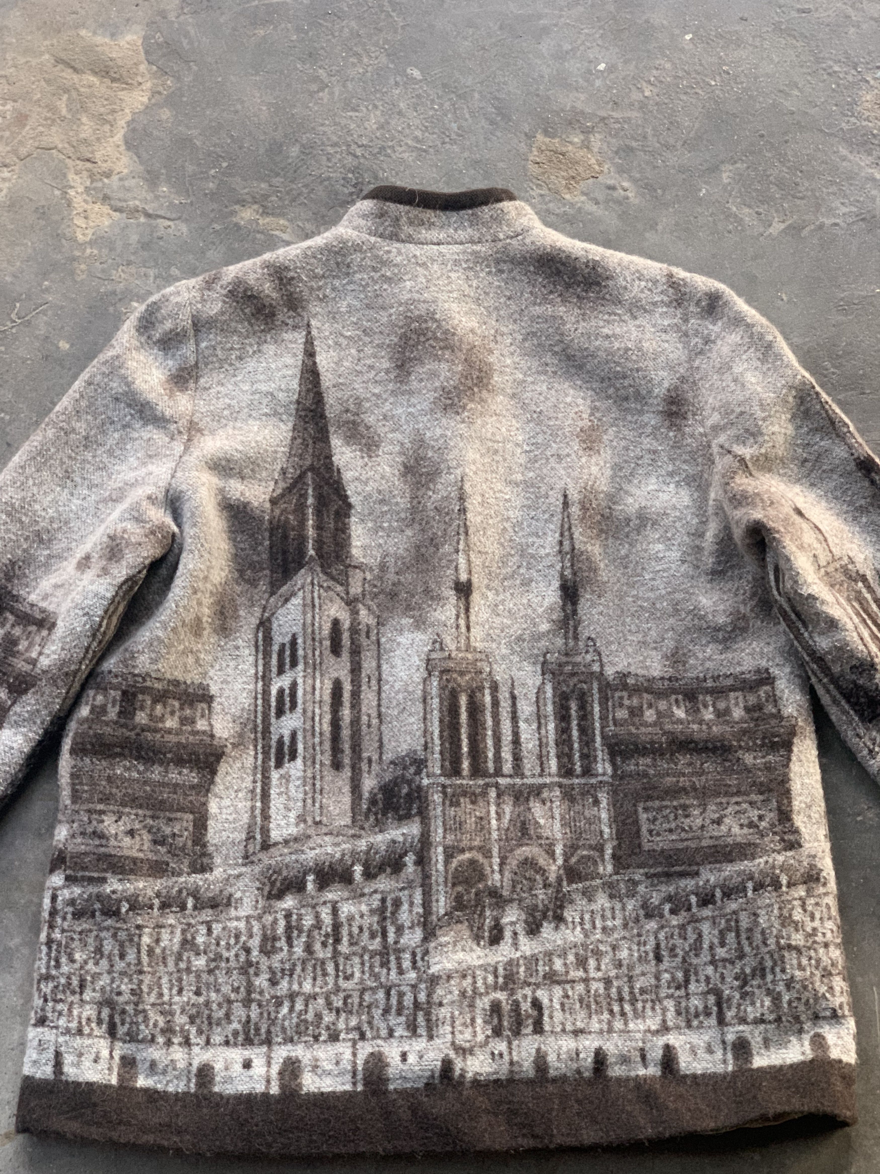Vintage Vintage City Monument Wool Sweater Size US L / EU 52-54 / 3 - 4 Thumbnail