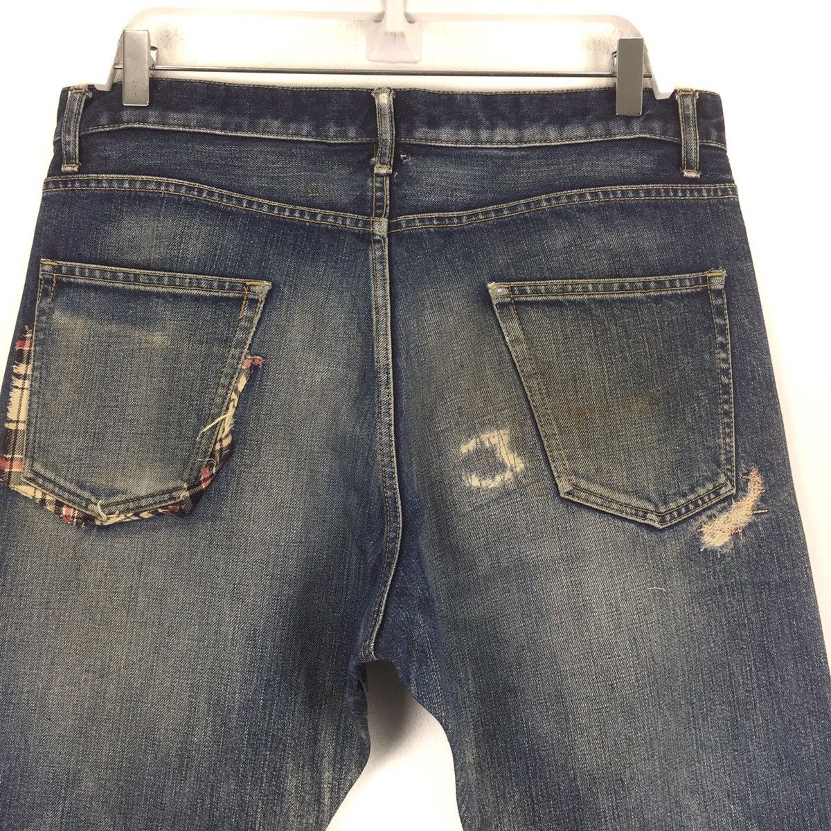 Japanese Brand × Takeo Kikuchi Takeo Kikuchi Jeans Dirty Patchwork distressed denim Size US 36 / EU 52 - 5 Thumbnail