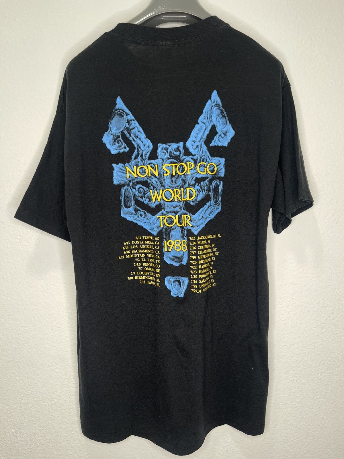 Band Tees Vintage Robert Plant tour tee Size US XL / EU 56 / 4 - 2 Thumbnail