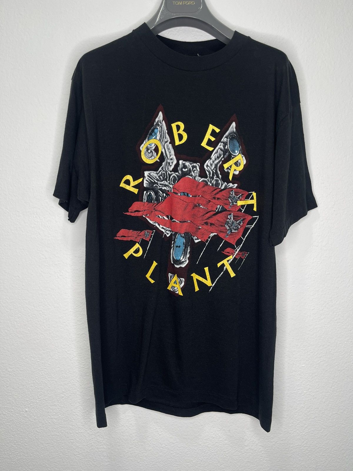Band Tees Vintage Robert Plant tour tee Size US XL / EU 56 / 4 - 1 Thumbnail