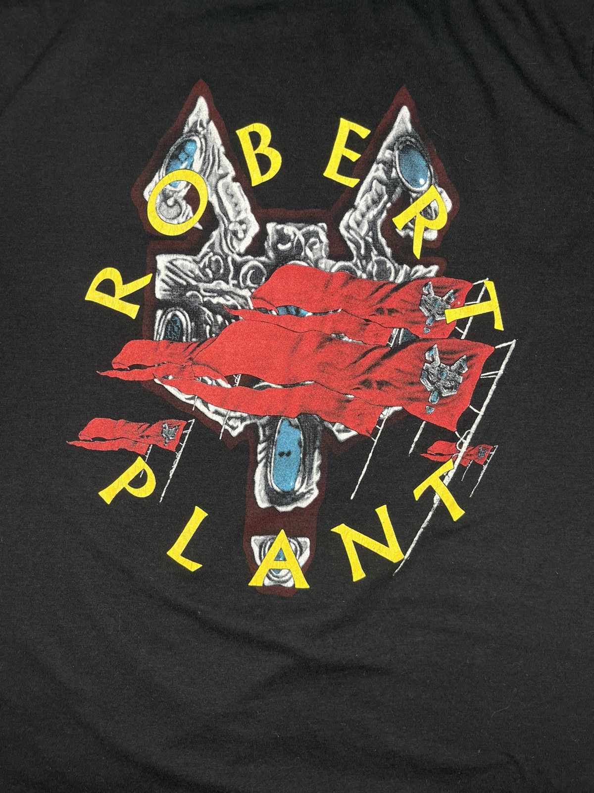 Band Tees Vintage Robert Plant tour tee Size US XL / EU 56 / 4 - 3 Thumbnail