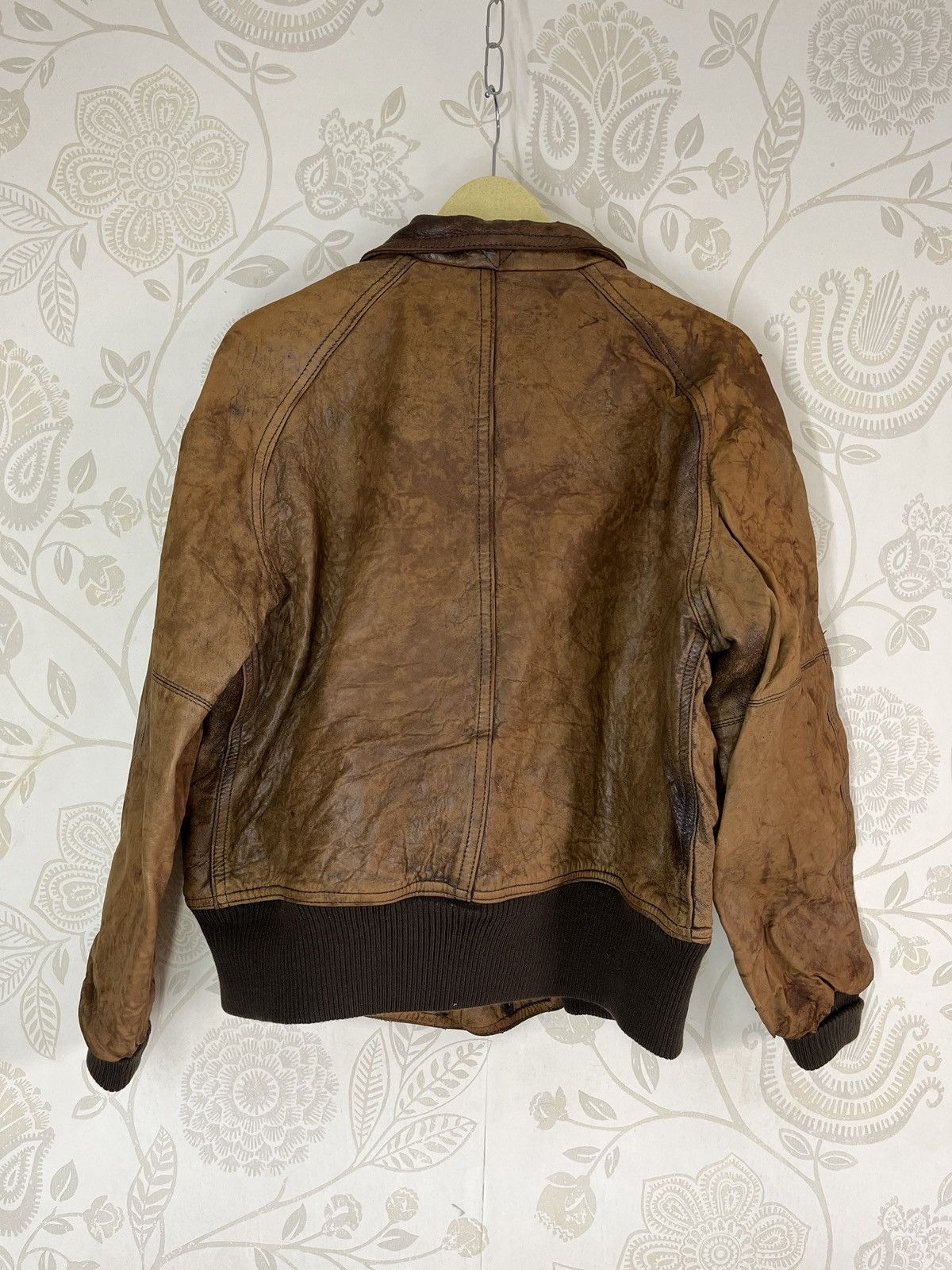 BIGI × Genuine Leather × Vintage Barbiche Men's Bigi Genuine Leather Vintage 80s Japan Size US L / EU 52-54 / 3 - 20 Thumbnail
