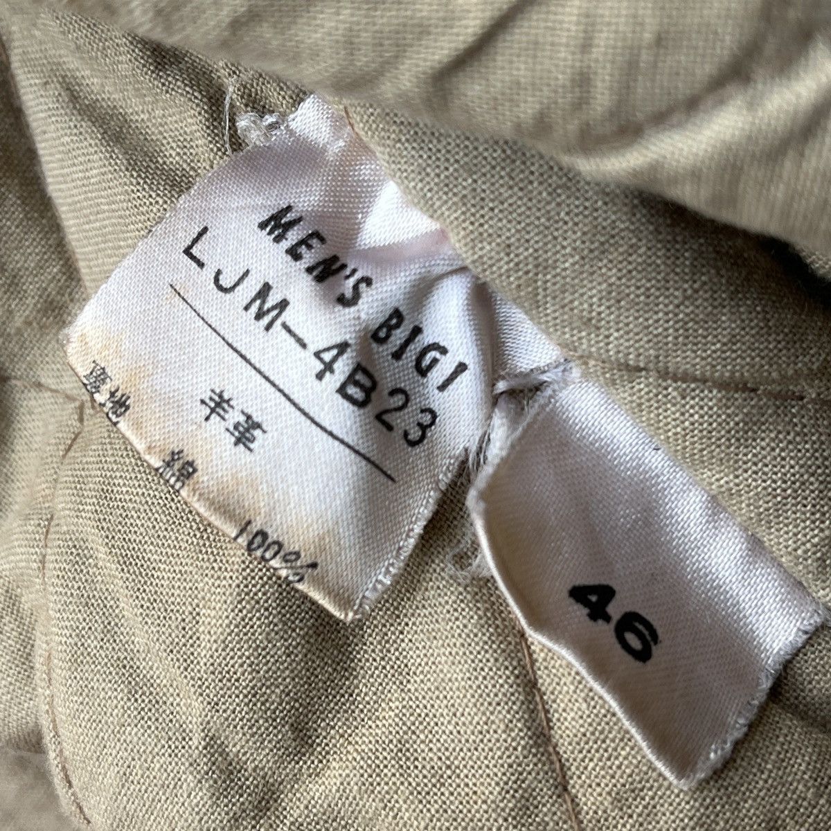BIGI × Genuine Leather × Vintage Barbiche Men's Bigi Genuine Leather Vintage 80s Japan Size US L / EU 52-54 / 3 - 12 Thumbnail