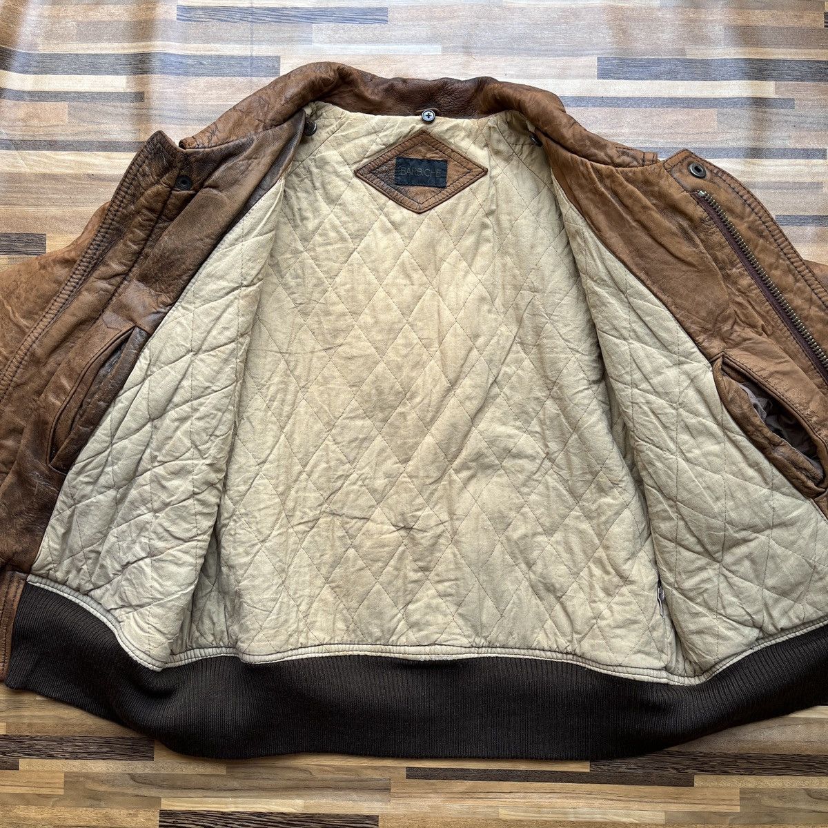 BIGI × Genuine Leather × Vintage Barbiche Men's Bigi Genuine Leather Vintage 80s Japan Size US L / EU 52-54 / 3 - 11 Thumbnail