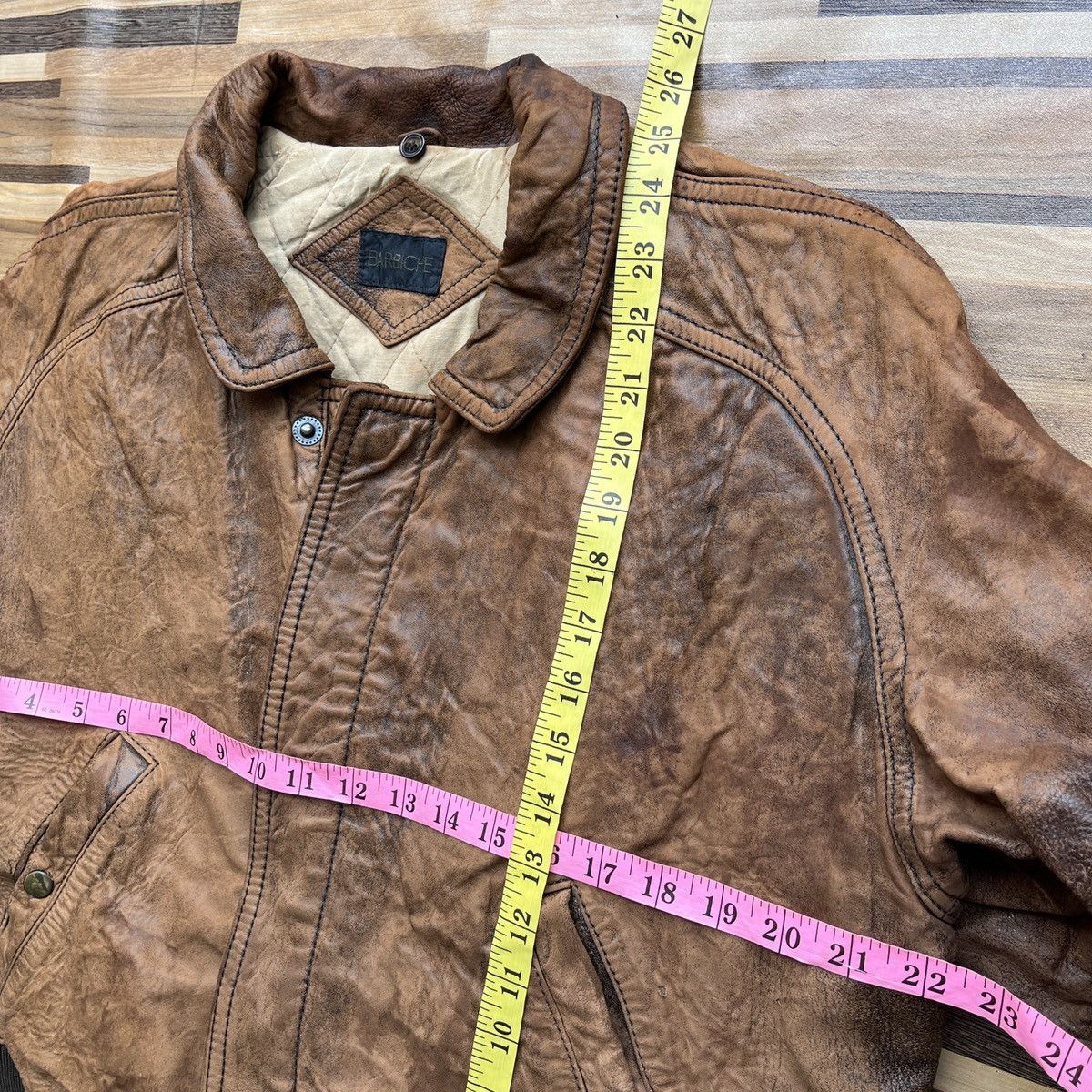 BIGI × Genuine Leather × Vintage Barbiche Men's Bigi Genuine Leather Vintage 80s Japan Size US L / EU 52-54 / 3 - 3 Thumbnail