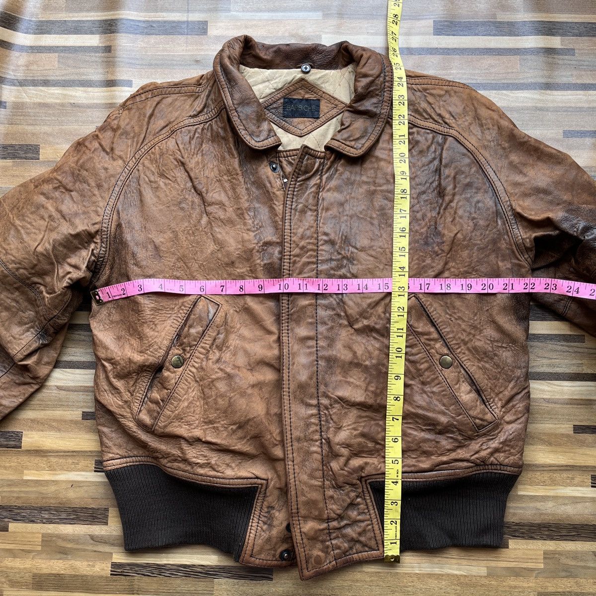 BIGI × Genuine Leather × Vintage Barbiche Men's Bigi Genuine Leather Vintage 80s Japan Size US L / EU 52-54 / 3 - 4 Thumbnail
