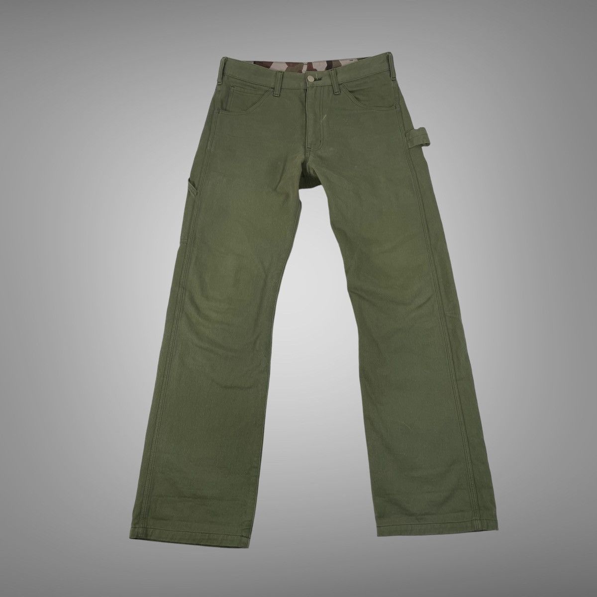 Pre-owned Comme Des Garçons Come Des Garçon Homme Olive Pants In Green