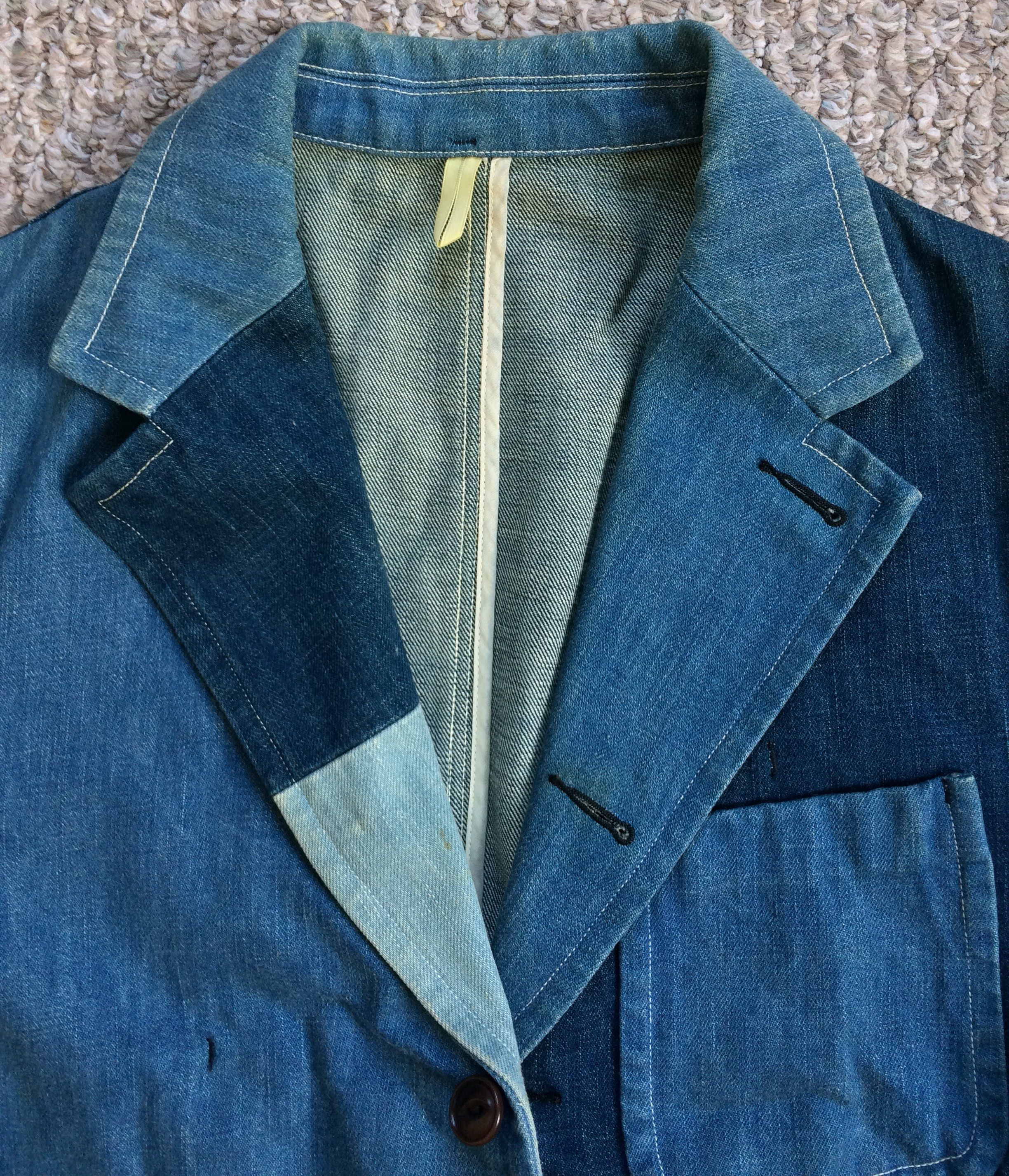 Needles Early Nepenthes Rebuild Denim Coat Size US L / EU 52-54 / 3 - 2 Thumbnail