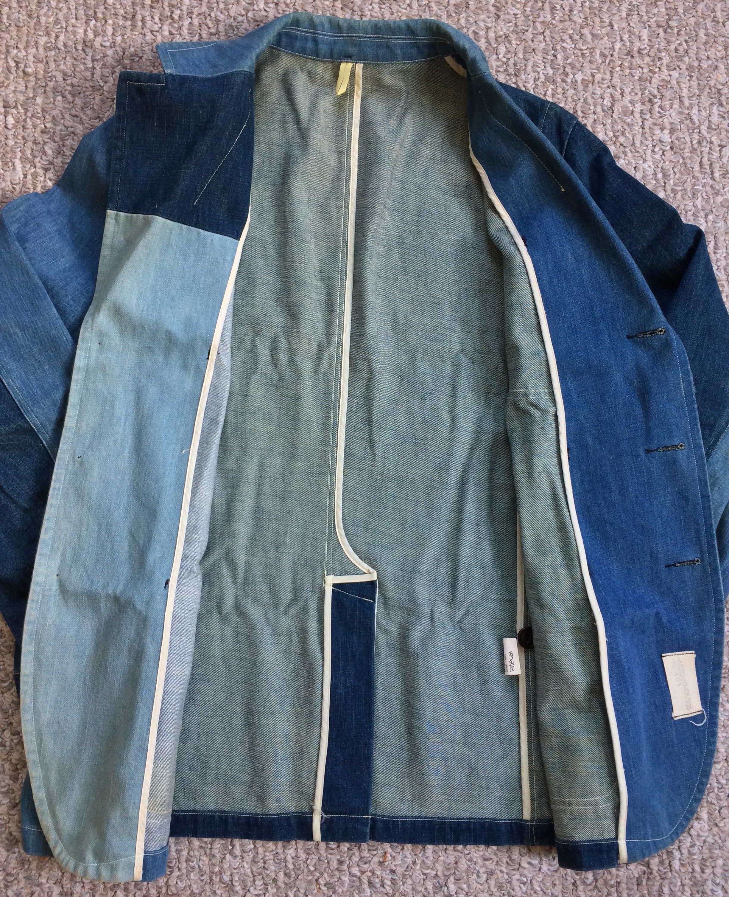 Needles Early Nepenthes Rebuild Denim Coat Size US L / EU 52-54 / 3 - 3 Thumbnail