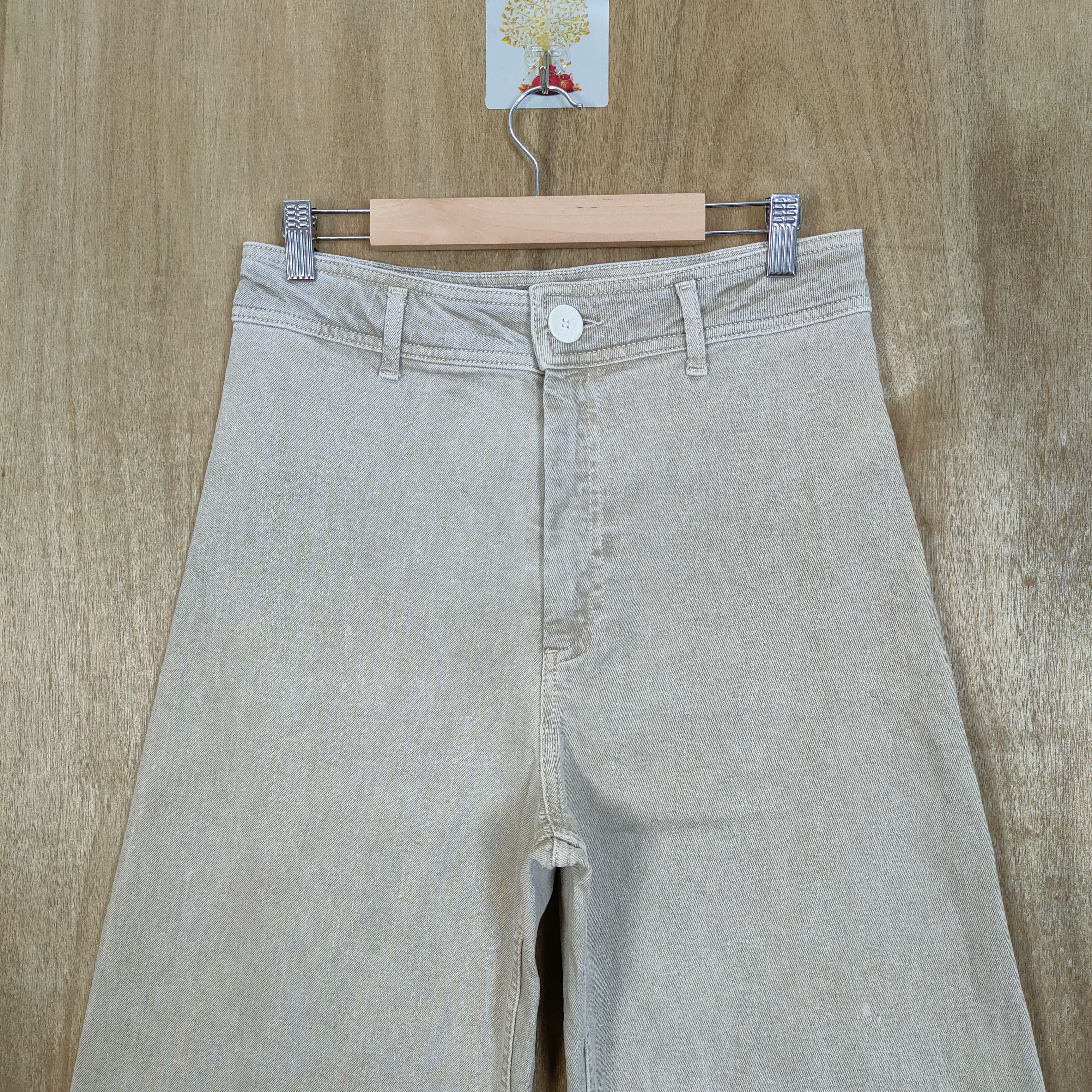 Japanese Brand VINTAGE JAPANESE BRAND FADED BROWN FLARE PANTS Size US 30 / EU 46 - 2 Thumbnail