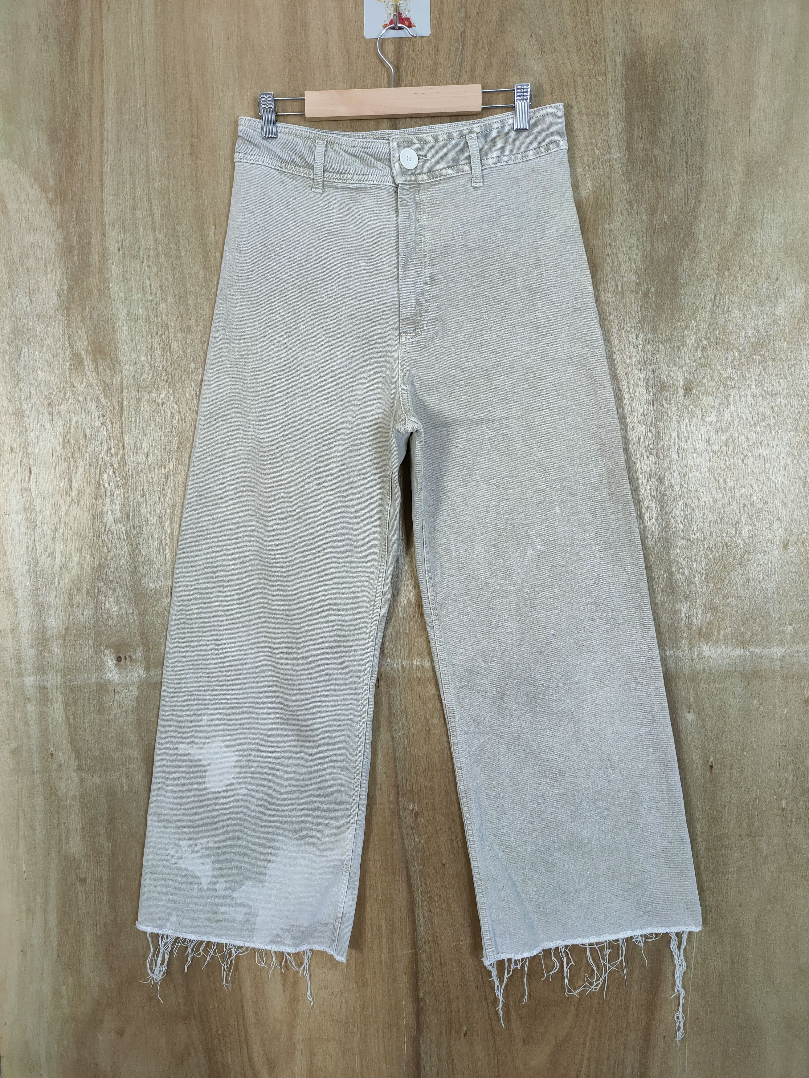 Japanese Brand VINTAGE JAPANESE BRAND FADED BROWN FLARE PANTS Size US 30 / EU 46 - 1 Thumbnail