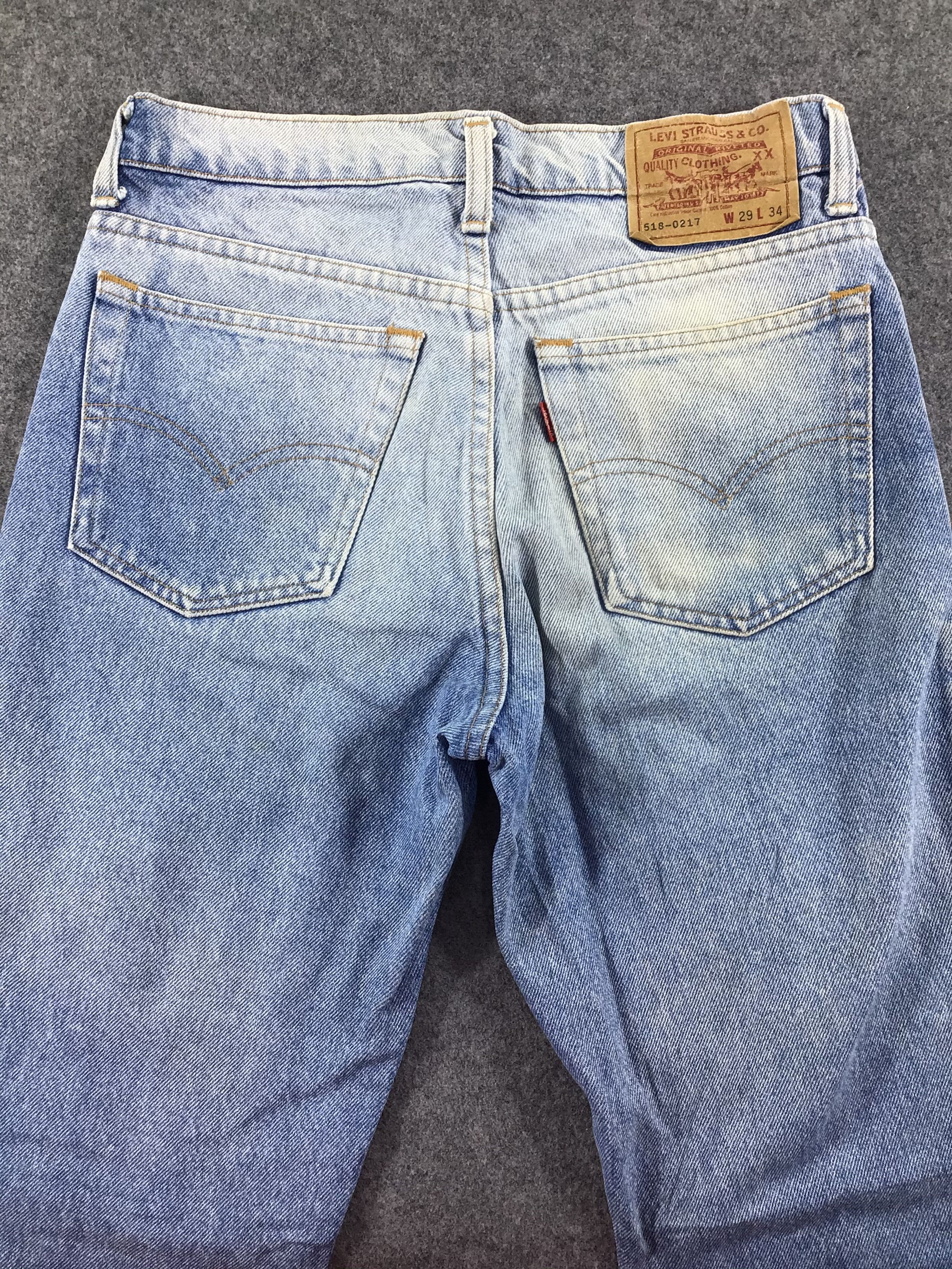 Levi's × Vintage 90s Vintage Levis 518 Jeans-JM053 Size US 28 / EU 44 - 3 Thumbnail