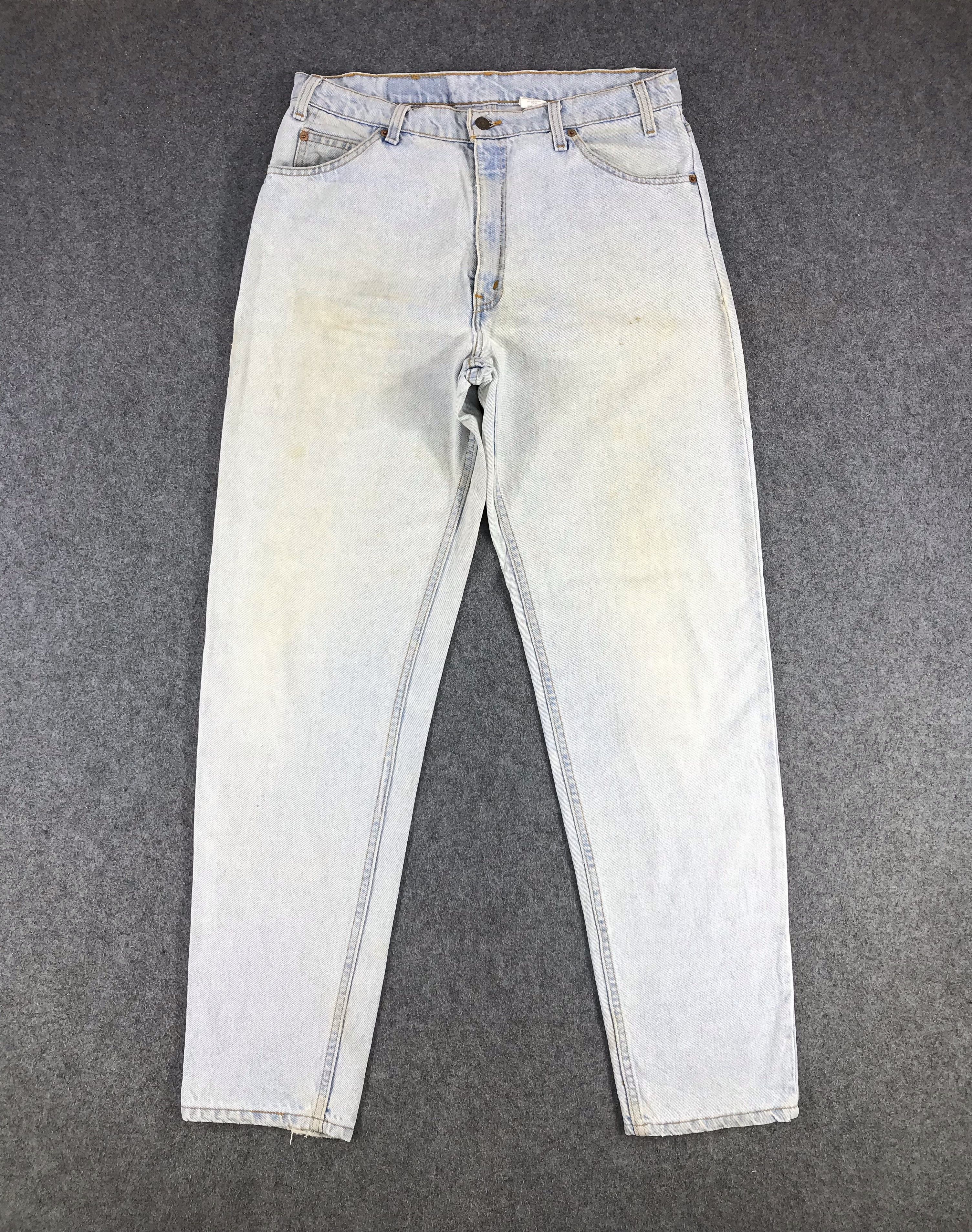Levi's × Vintage Vintage Light Wash Levis 550 Orange Tab Jeans-JM1181 Size US 36 / EU 52 - 1 Thumbnail