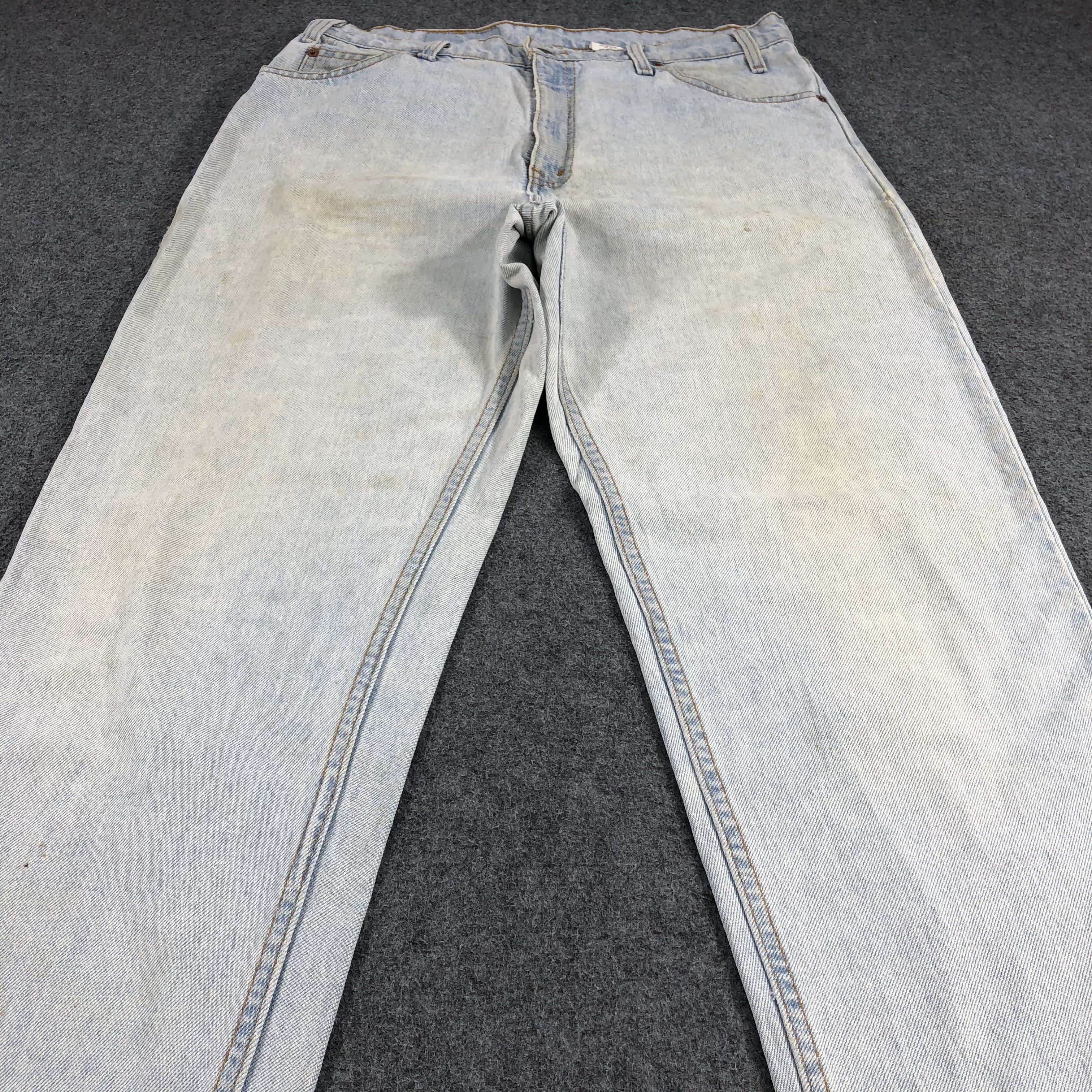 Levi's × Vintage Vintage Light Wash Levis 550 Orange Tab Jeans-JM1181 Size US 36 / EU 52 - 3 Thumbnail