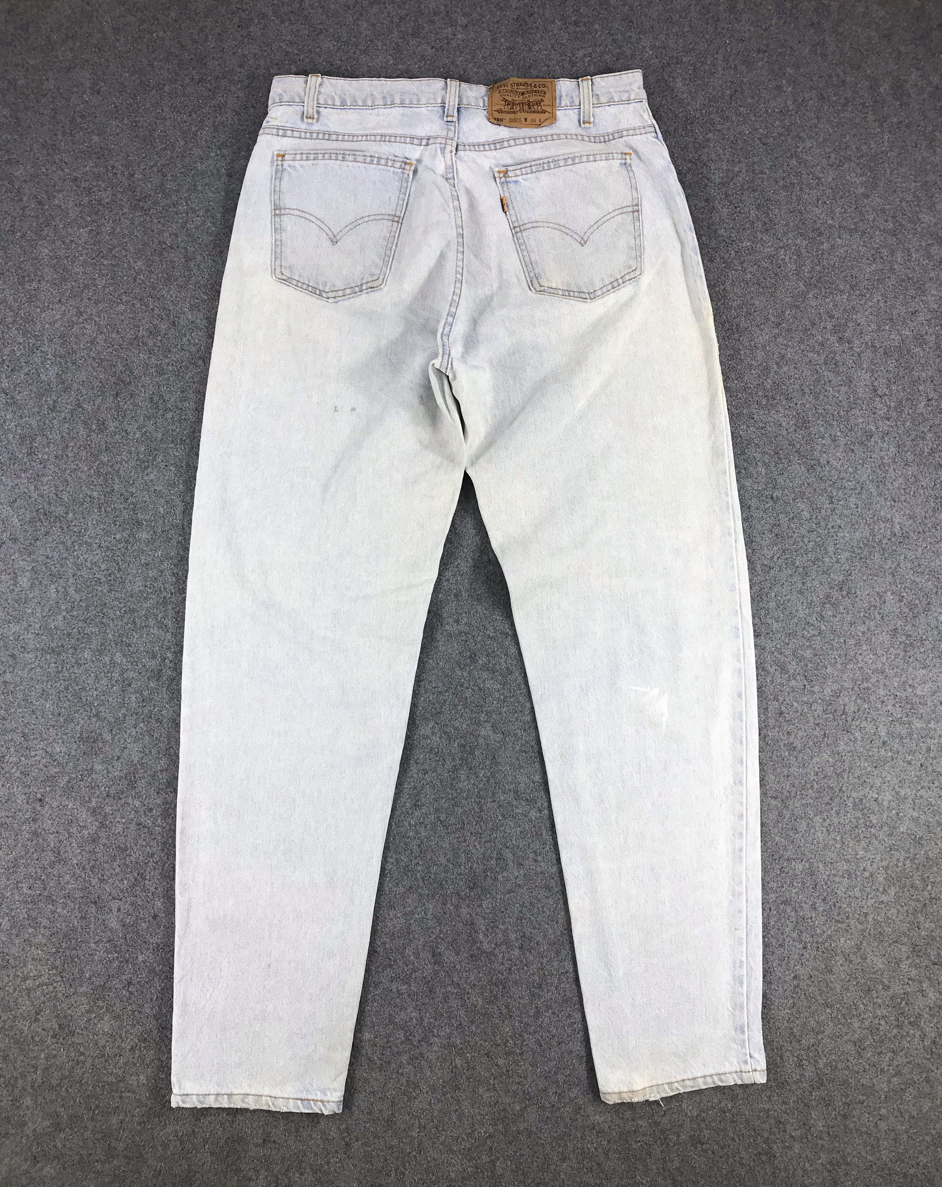 Levi's × Vintage Vintage Light Wash Levis 550 Orange Tab Jeans-JM1181 Size US 36 / EU 52 - 2 Thumbnail