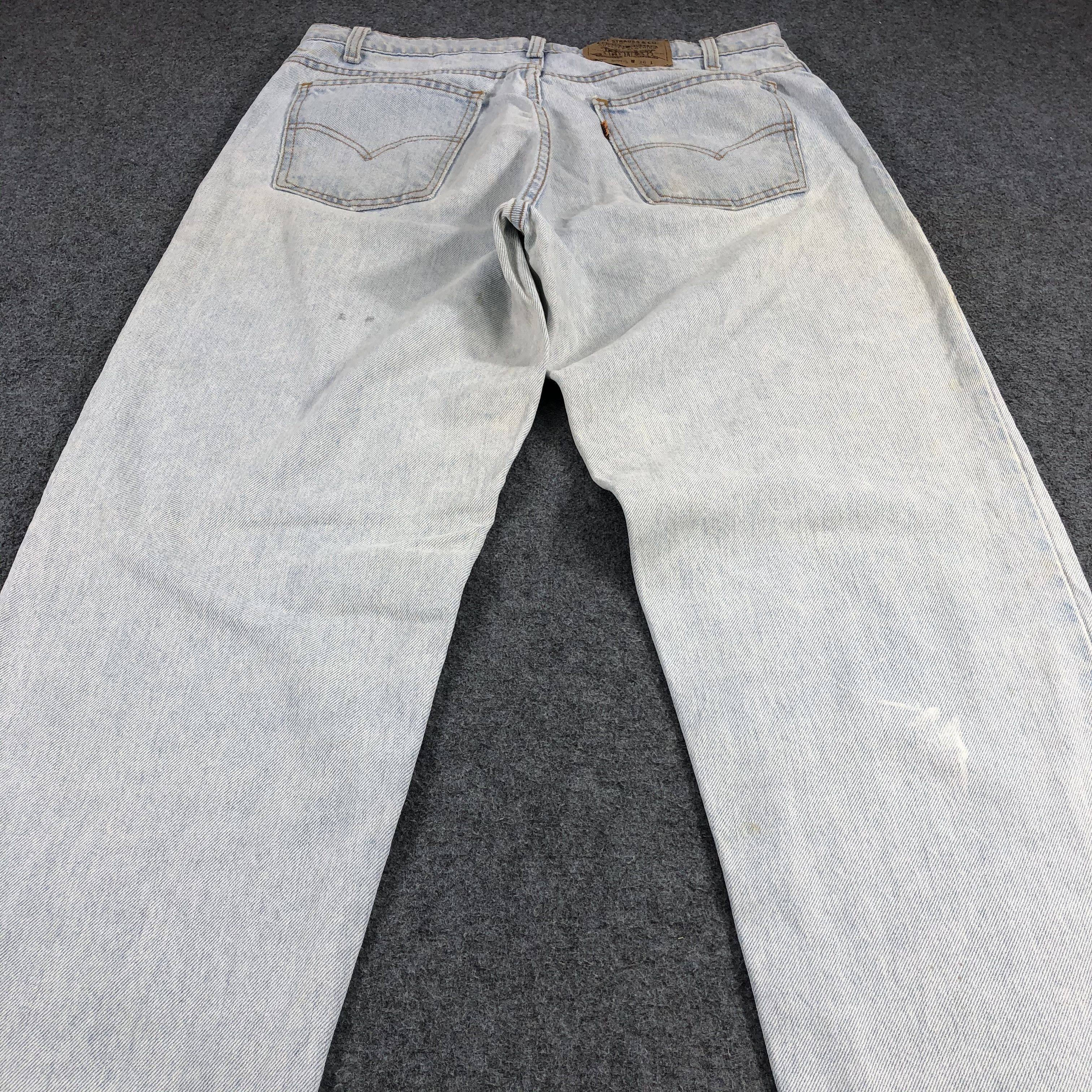 Levi's × Vintage Vintage Light Wash Levis 550 Orange Tab Jeans-JM1181 Size US 36 / EU 52 - 4 Thumbnail