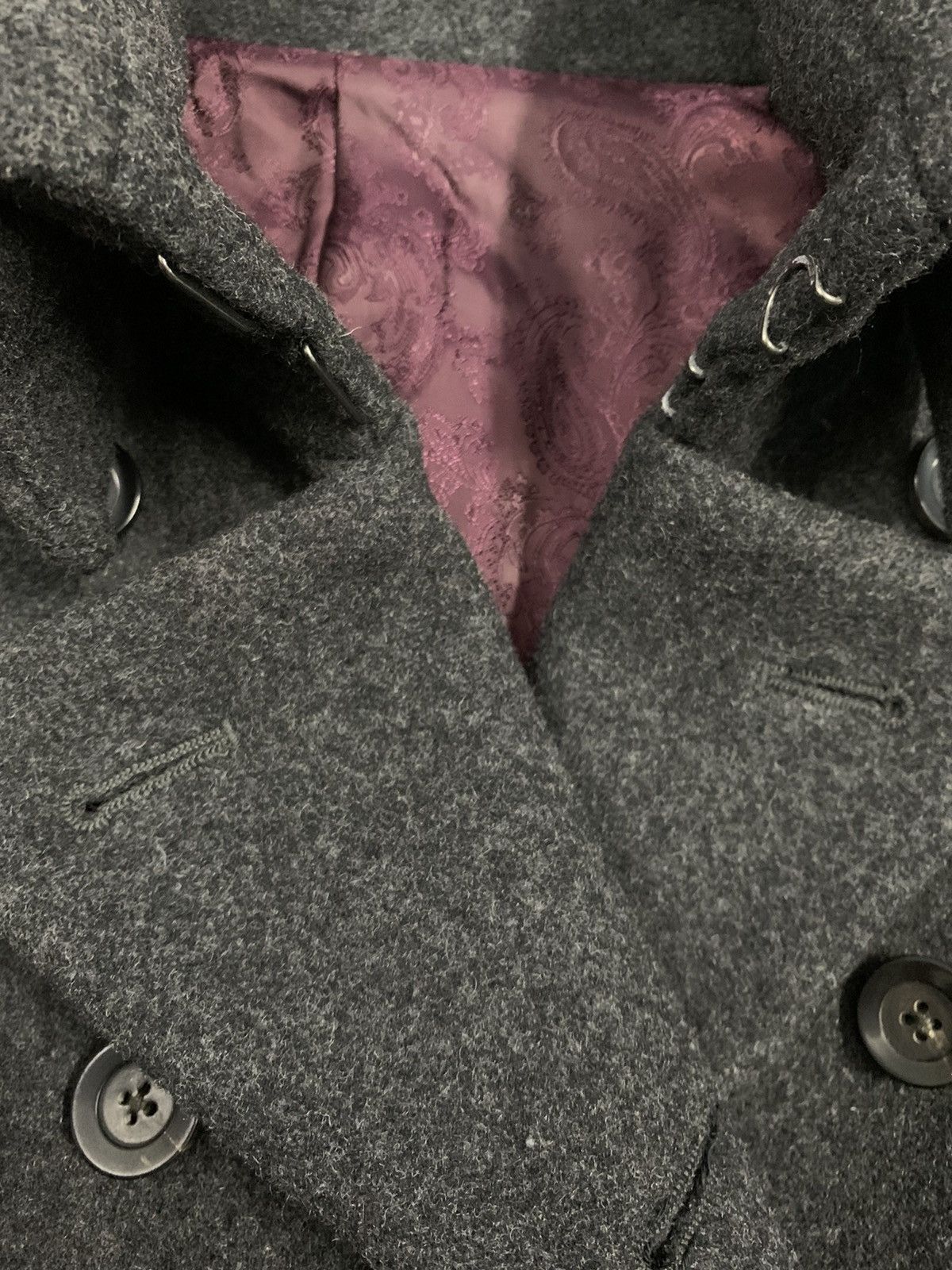 14th Addiction Japanese Brand NO ID Wool Melton Punk Style Jacket Size US M / EU 48-50 / 2 - 5 Thumbnail
