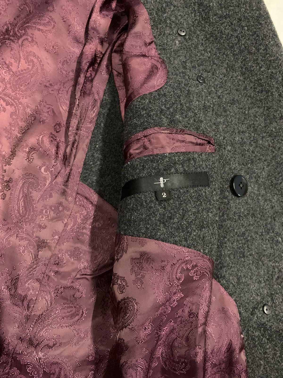 14th Addiction Japanese Brand NO ID Wool Melton Punk Style Jacket Size US M / EU 48-50 / 2 - 19 Thumbnail