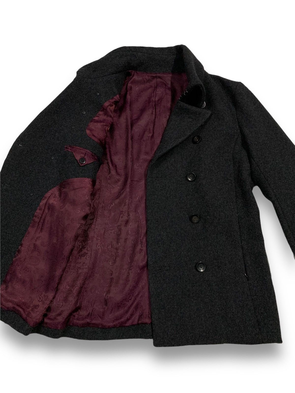 14th Addiction Japanese Brand NO ID Wool Melton Punk Style Jacket Size US M / EU 48-50 / 2 - 16 Thumbnail