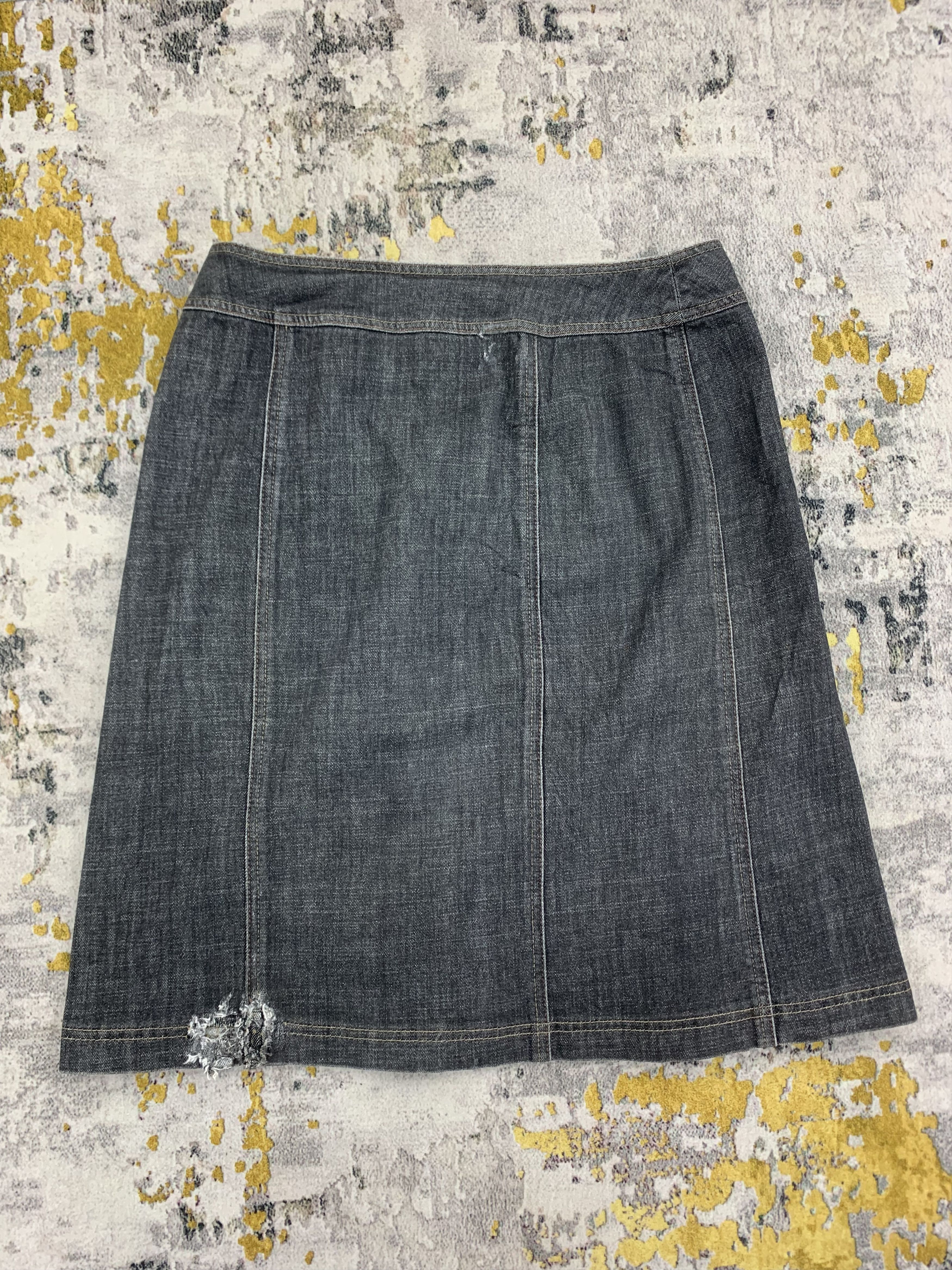 Burberry Burberry Denim Skirt 31x15 Size 31" - 4 Thumbnail