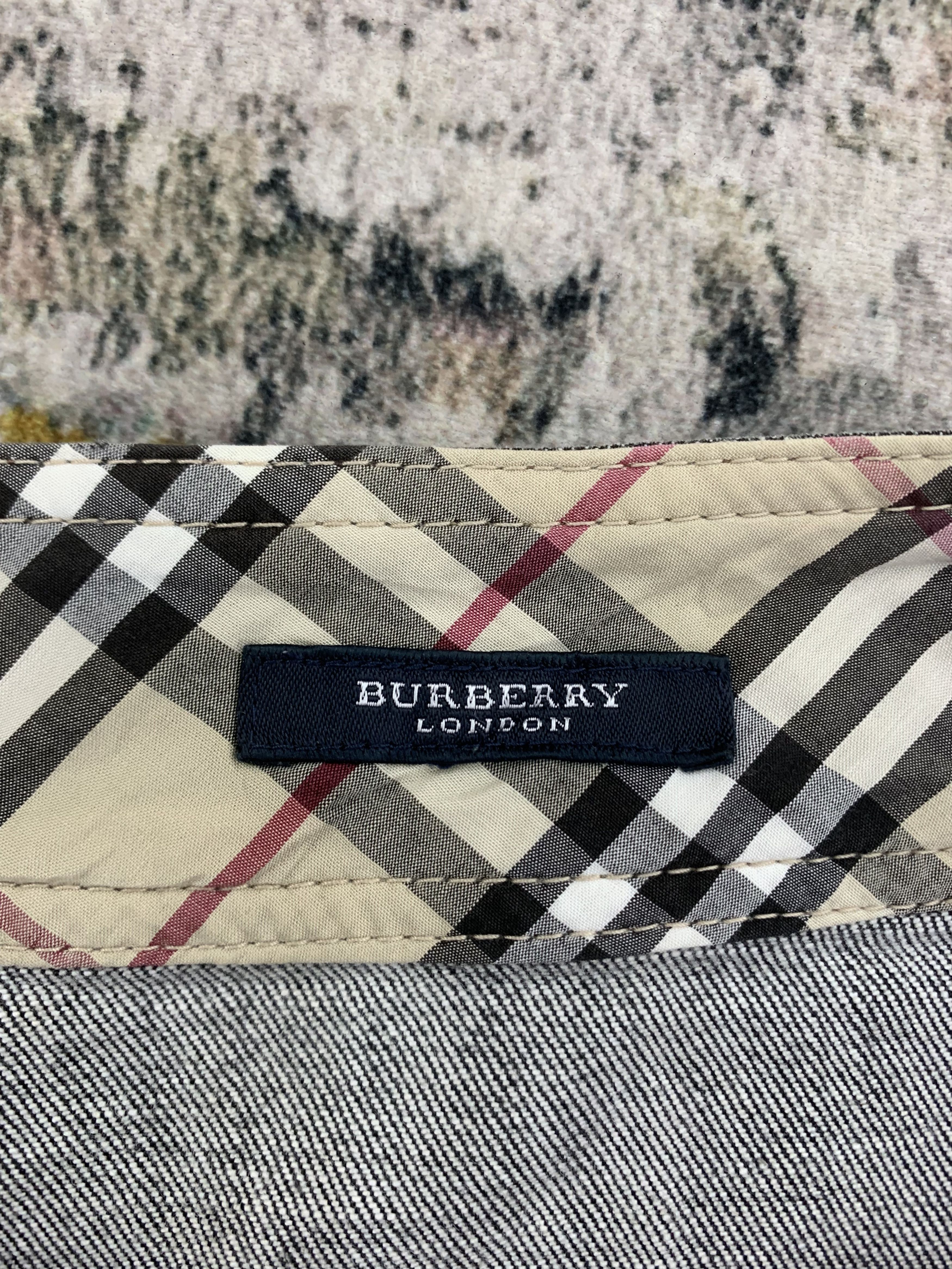 Burberry Burberry Denim Skirt 31x15 Size 31" - 7 Thumbnail
