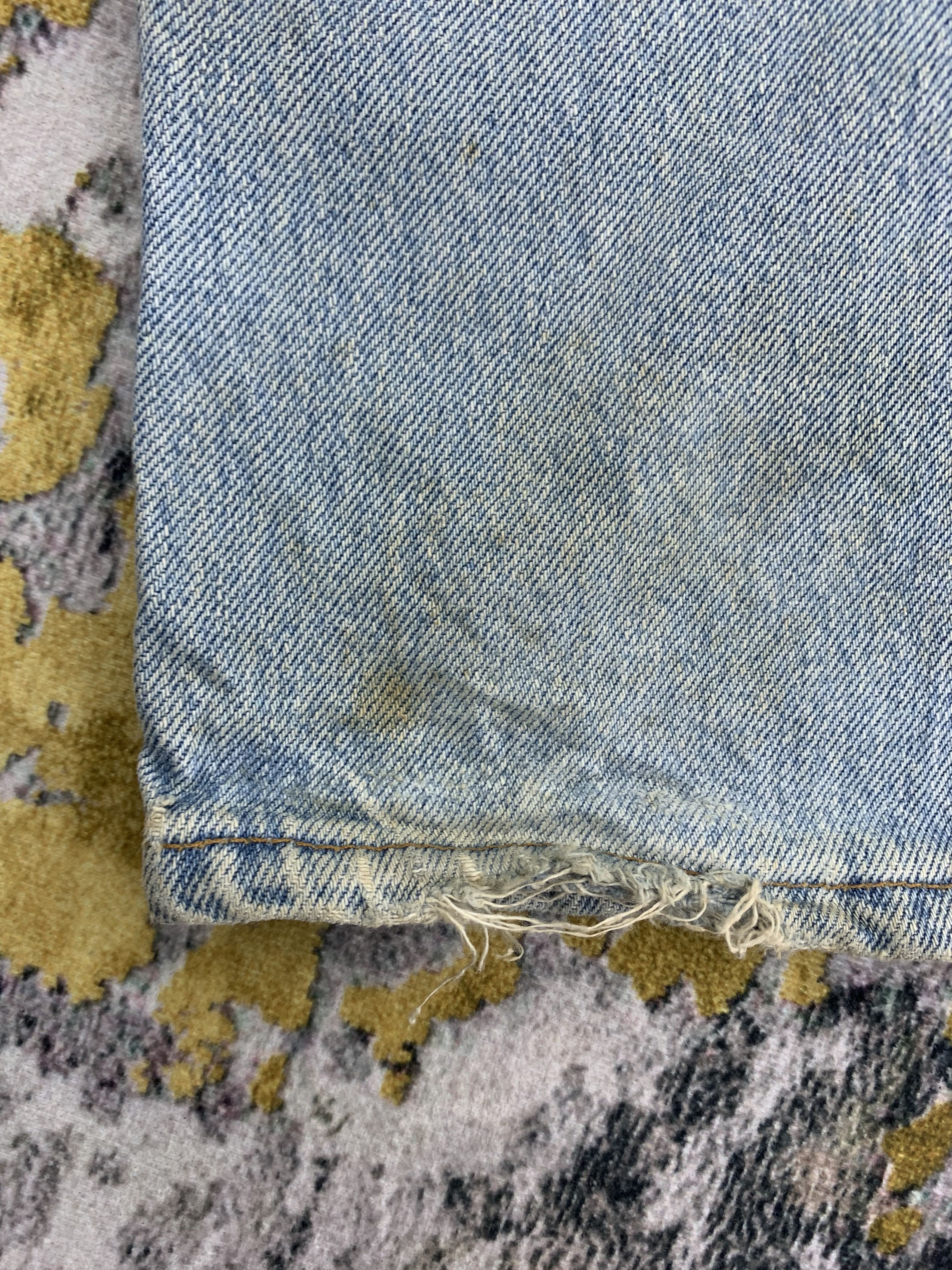 Levi's Vintage Levi's 501 Denim 30x30.5 Distressed Faded Dirty Size 30" / US 8 / IT 44 - 15 Thumbnail