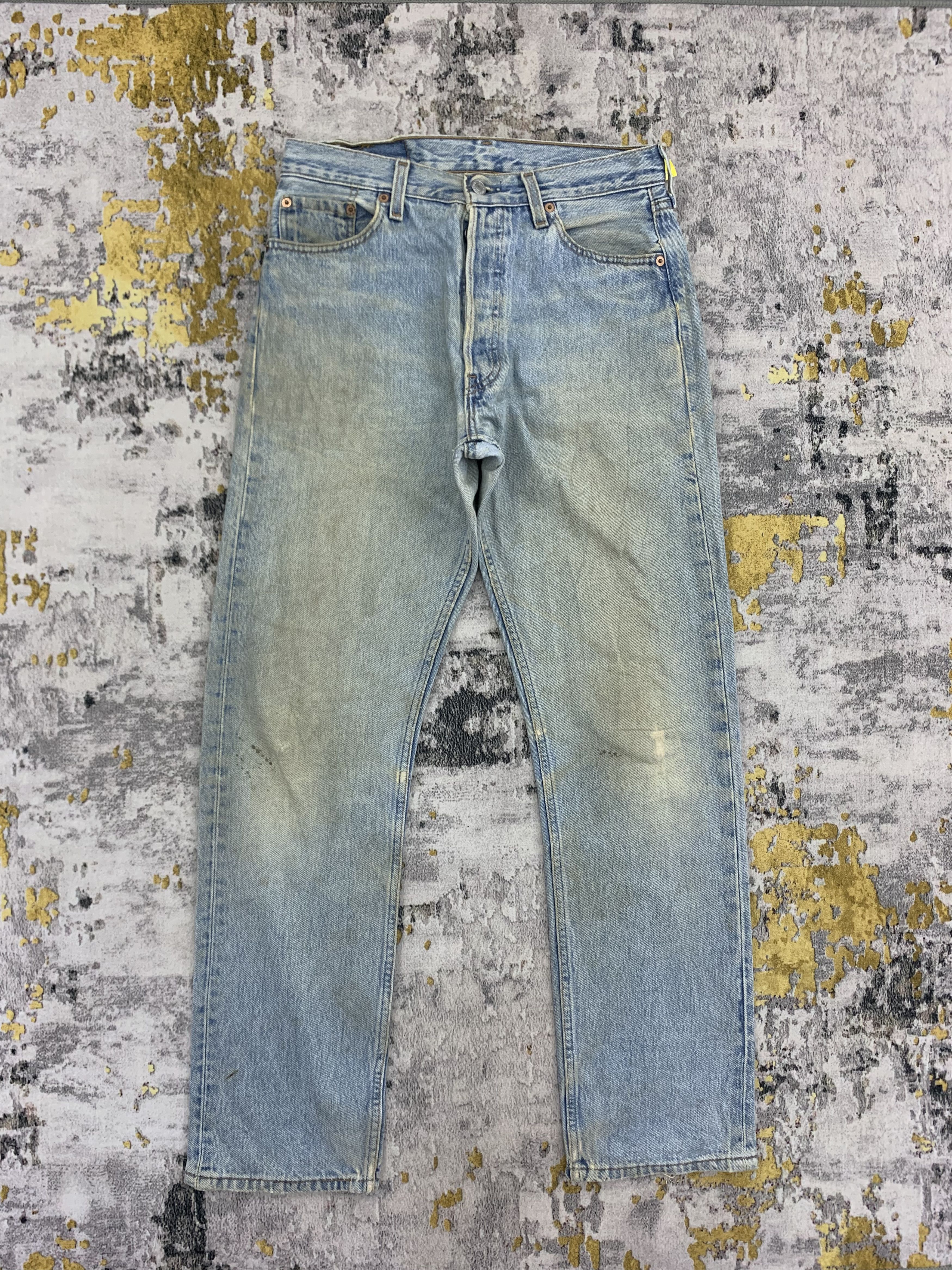 Levi's Vintage Levi's 501 Denim 30x30.5 Distressed Faded Dirty Size 30" / US 8 / IT 44 - 1 Thumbnail