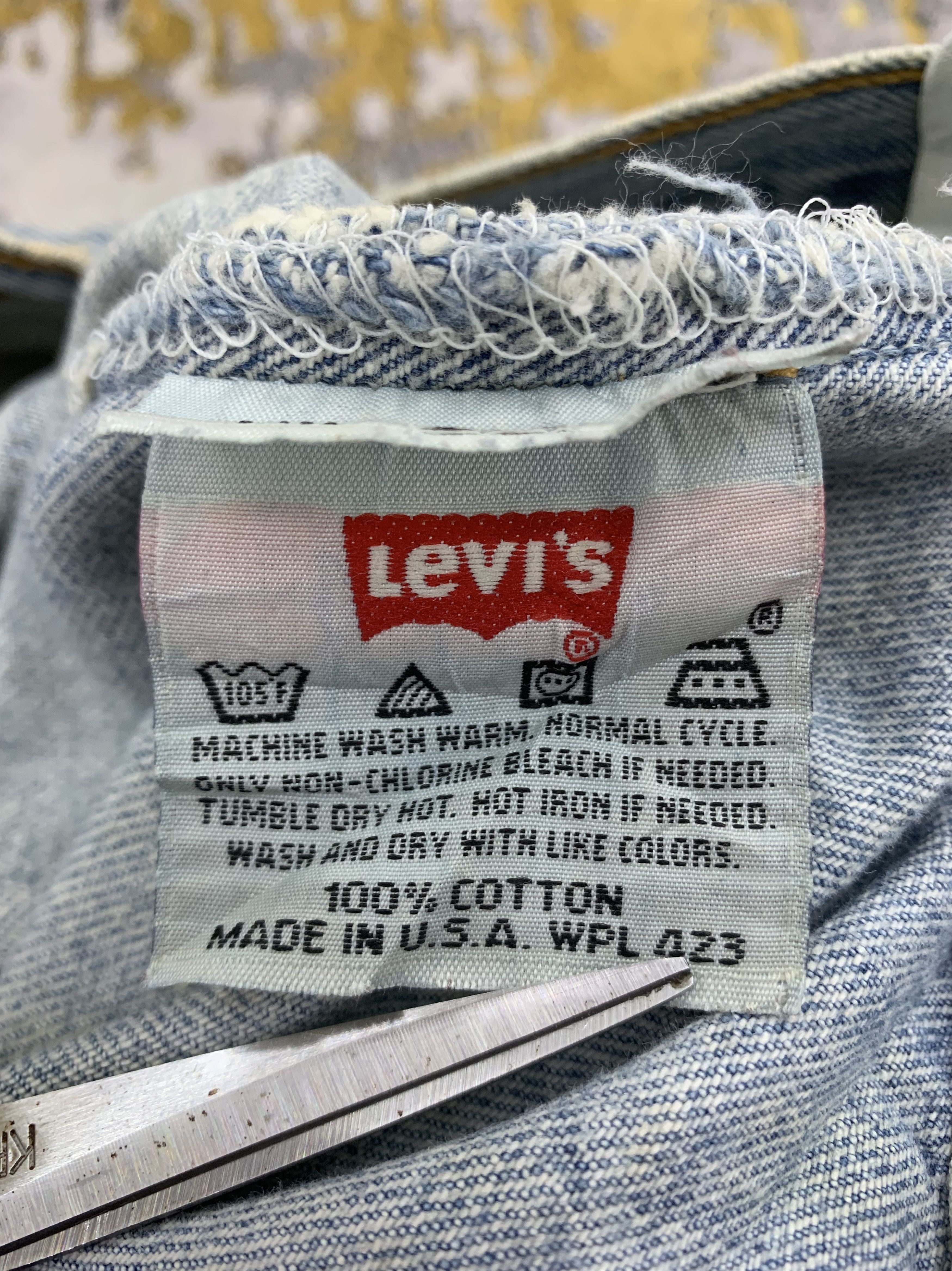 Levi's Vintage Levi's 501 Denim 30x30.5 Distressed Faded Dirty Size 30" / US 8 / IT 44 - 12 Thumbnail