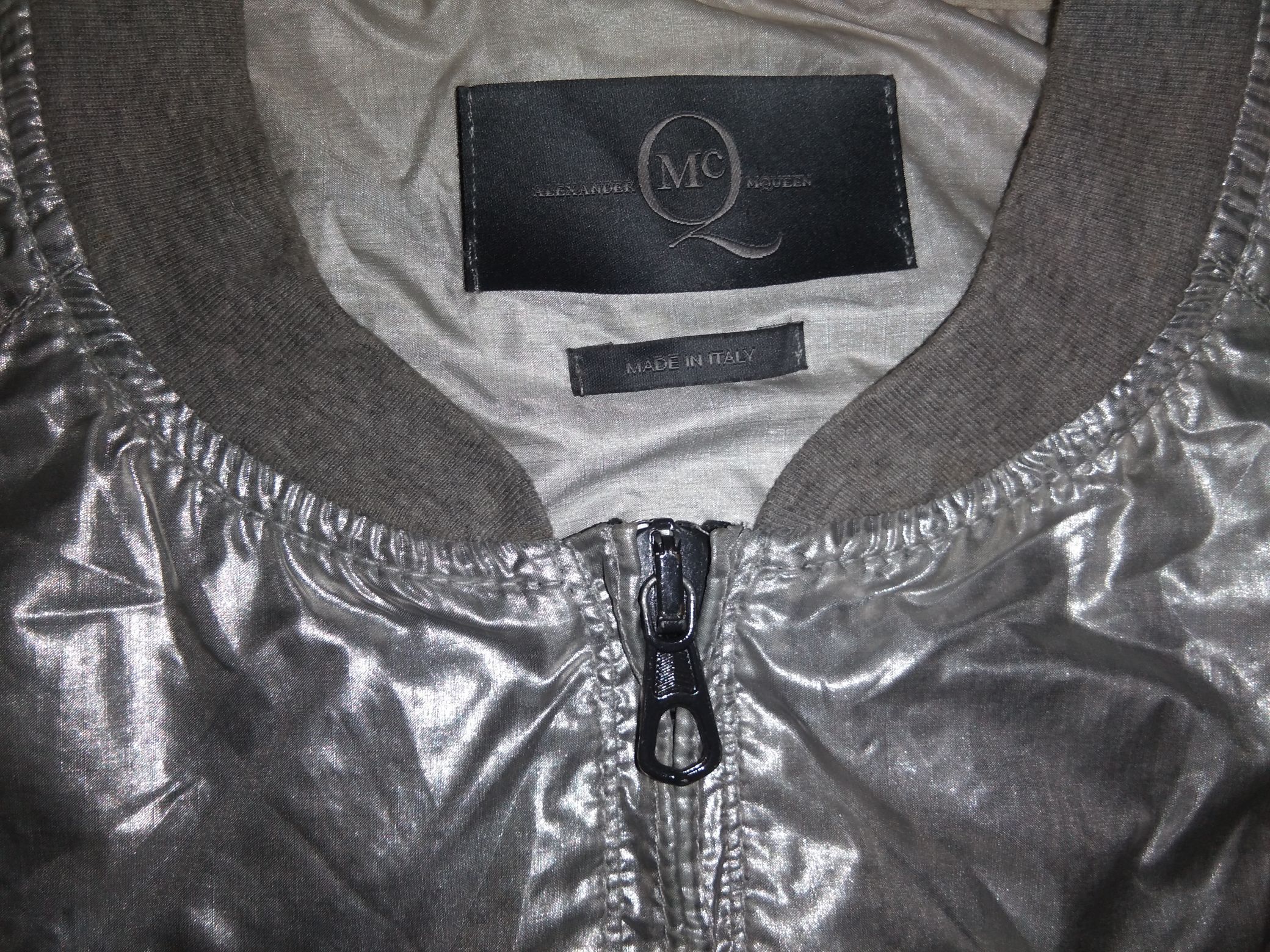 Alexander McQueen 2005-2010 Alexander McQueen Chrome Jacket / Windbreaker Size US M / EU 48-50 / 2 - 2 Thumbnail