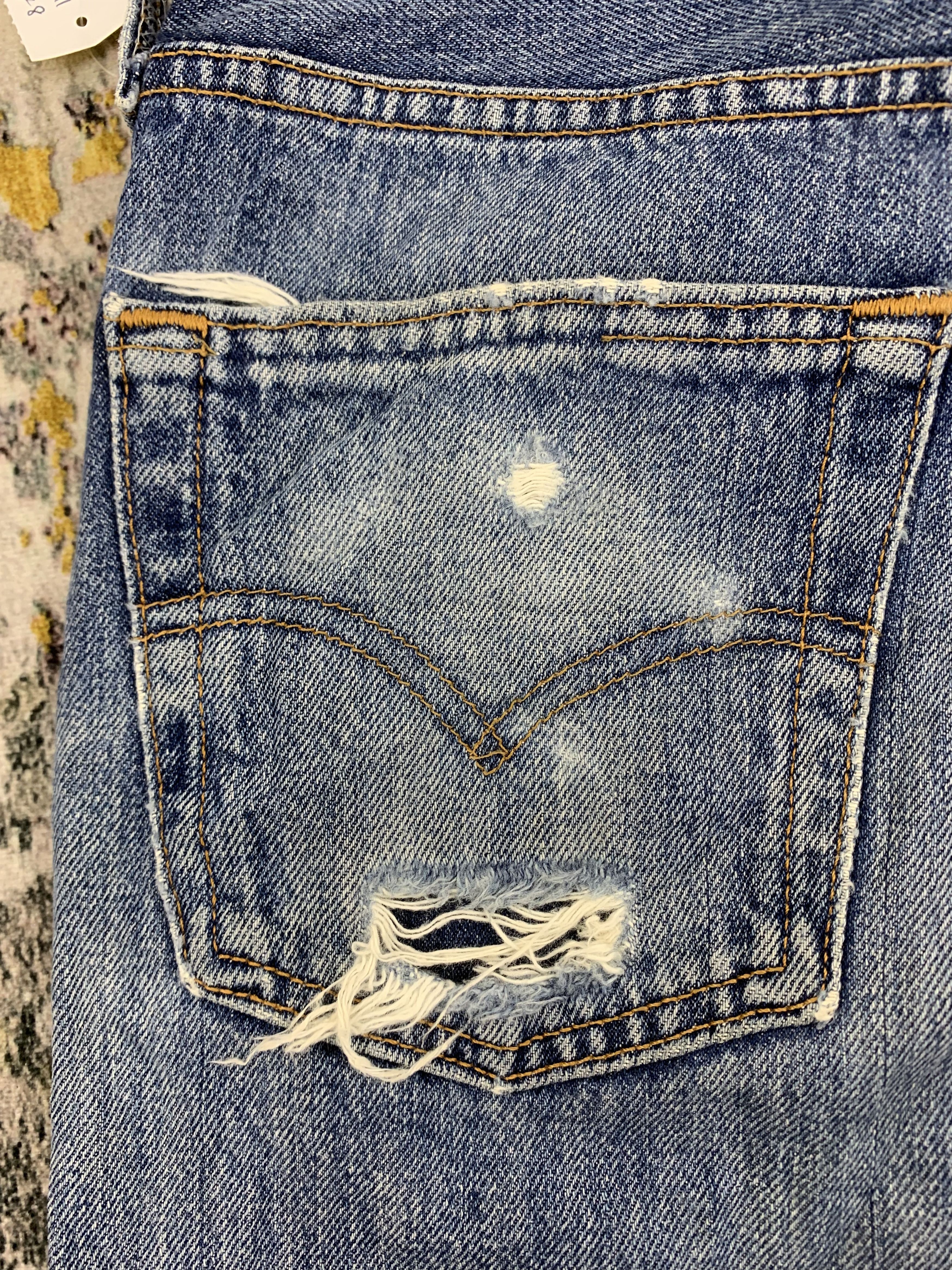 Levi's Vintage Levi's 501 Denim 29x32.5 Distressed Faded Size US 29 - 10 Thumbnail