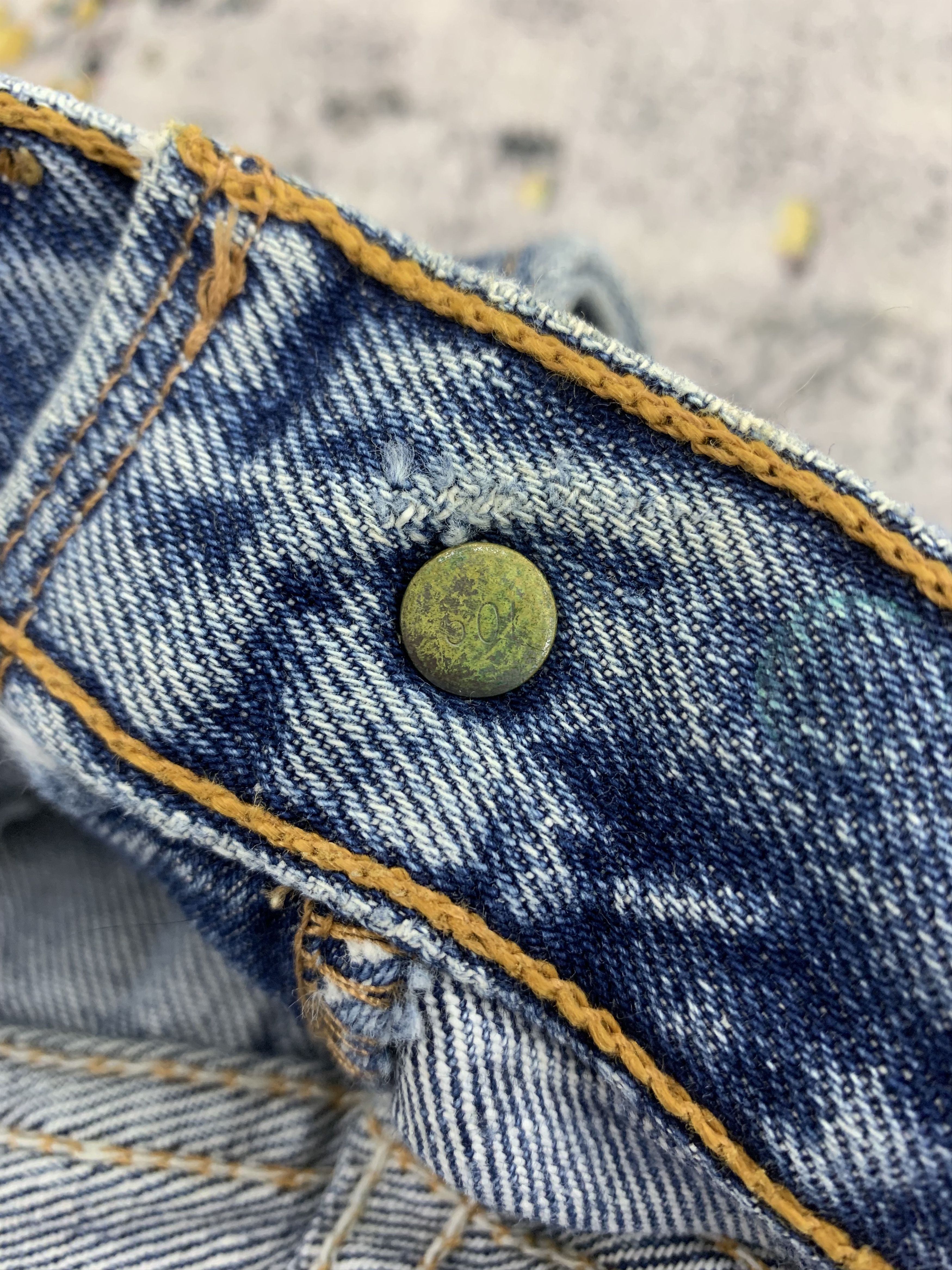 Levi's Vintage Levi's 501 Denim 29x32.5 Distressed Faded Size US 29 - 9 Thumbnail