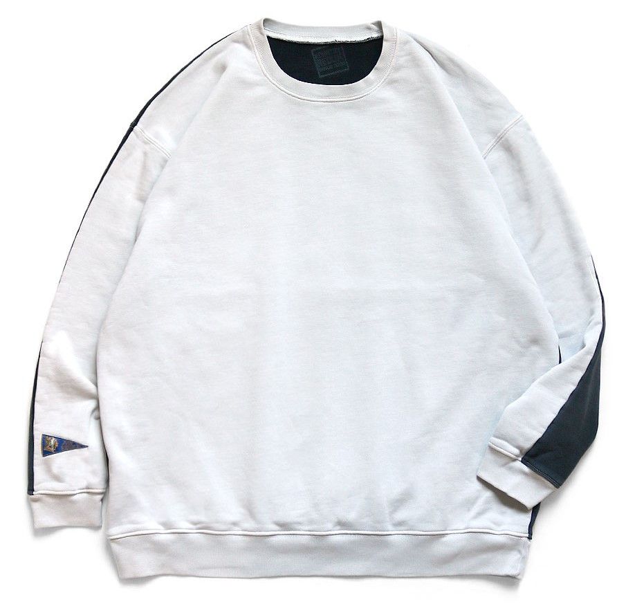Kapital KAPITAL BONE 2tone remake big sweatshirt black natural new Size US L / EU 52-54 / 3 - 2 Thumbnail