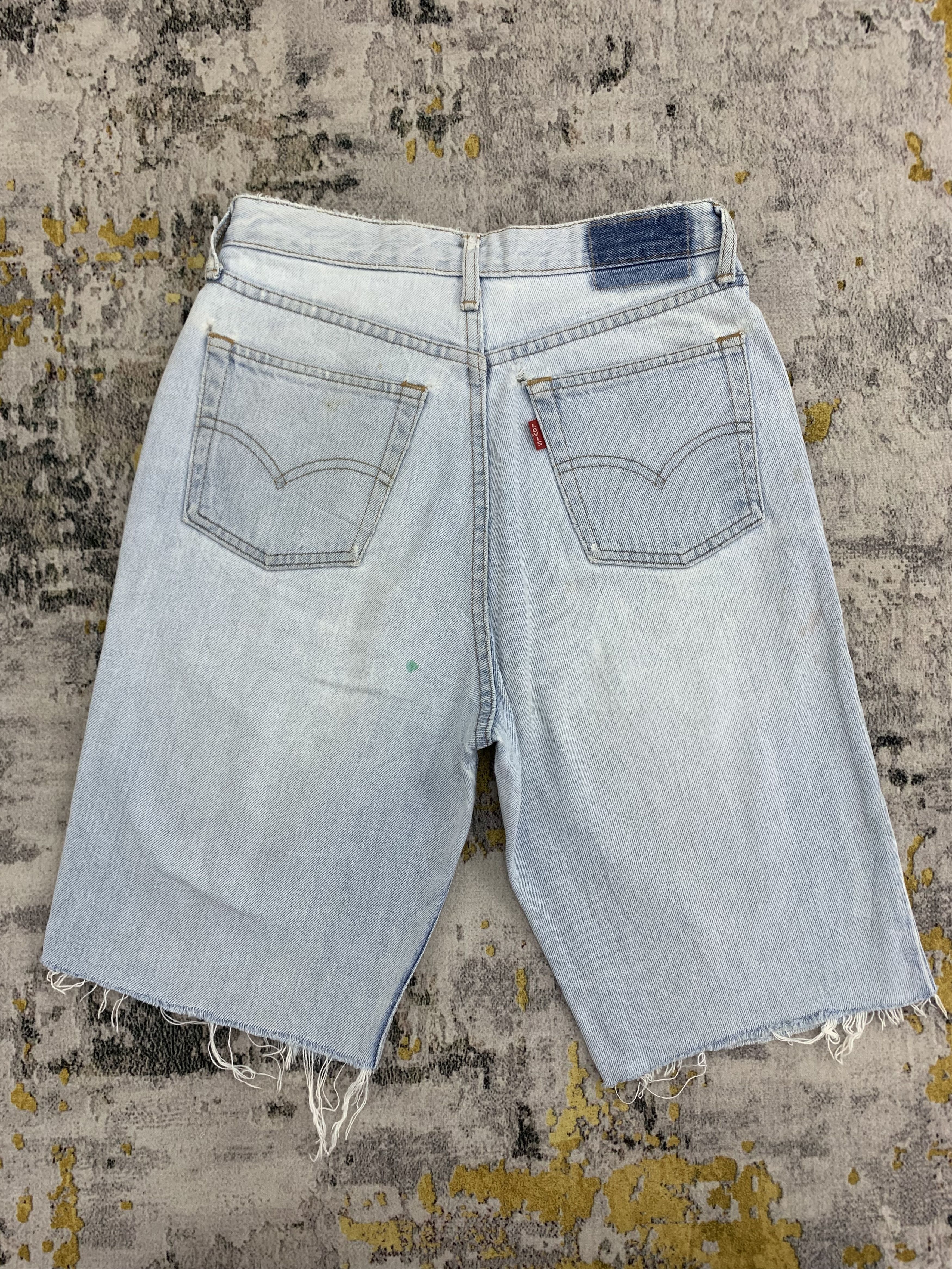 Levi's Vintage Levi's 515 Short Denim 26x10 Ripped Faded Size US 26 / EU 42 - 4 Thumbnail