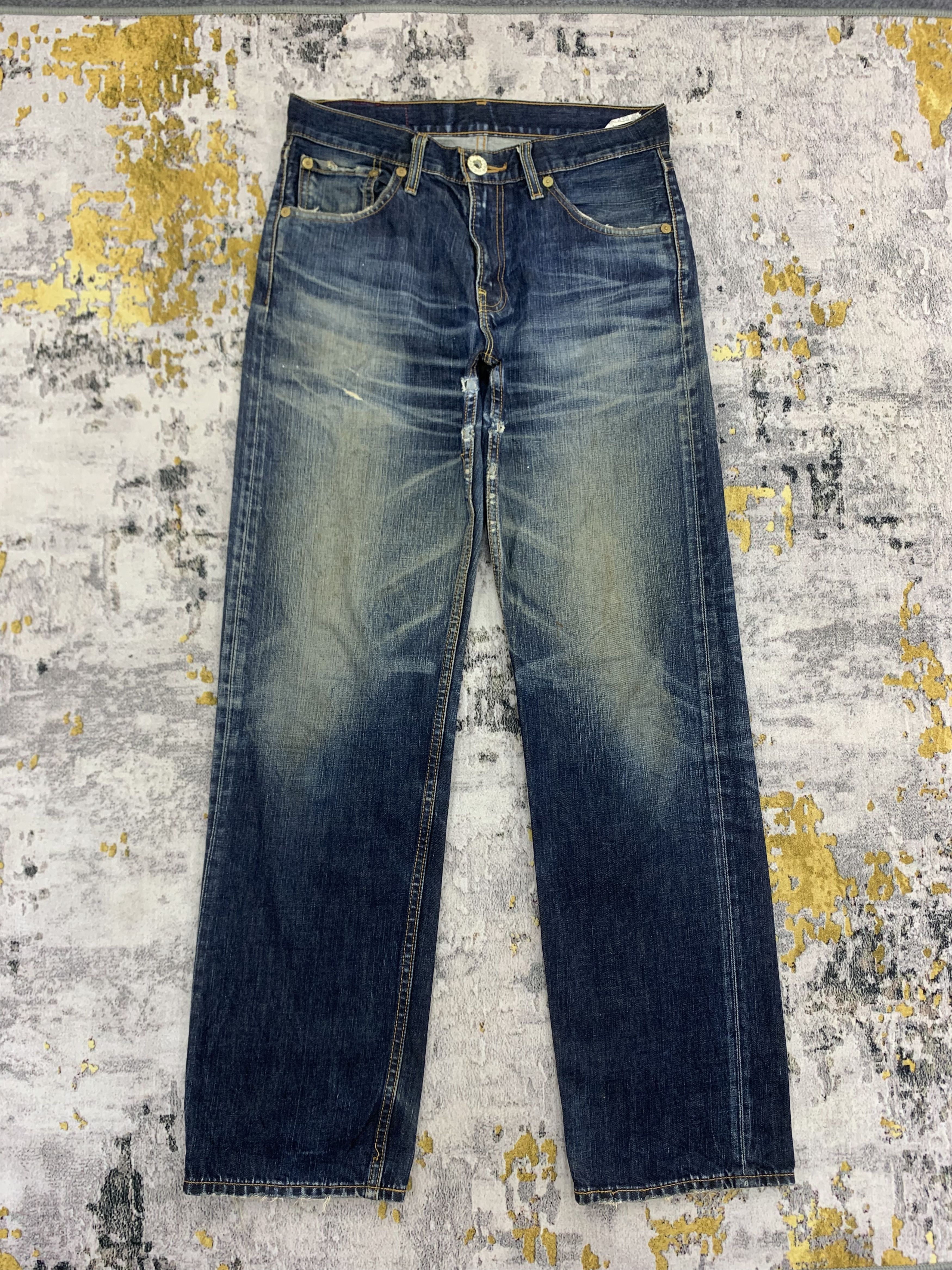 Vintage Levi's 503 Denim 29x33 Ripped