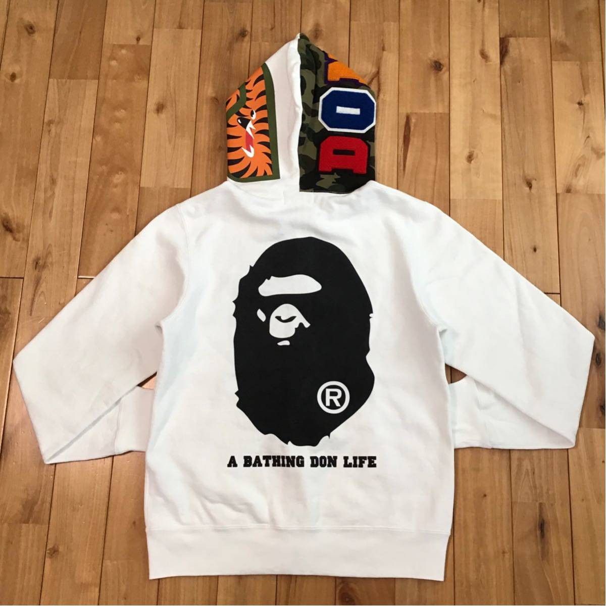 Bape × Big Sean BAPE × Big sean shark full zip hoodie a bathing ape Size US M / EU 48-50 / 2 - 2 Thumbnail
