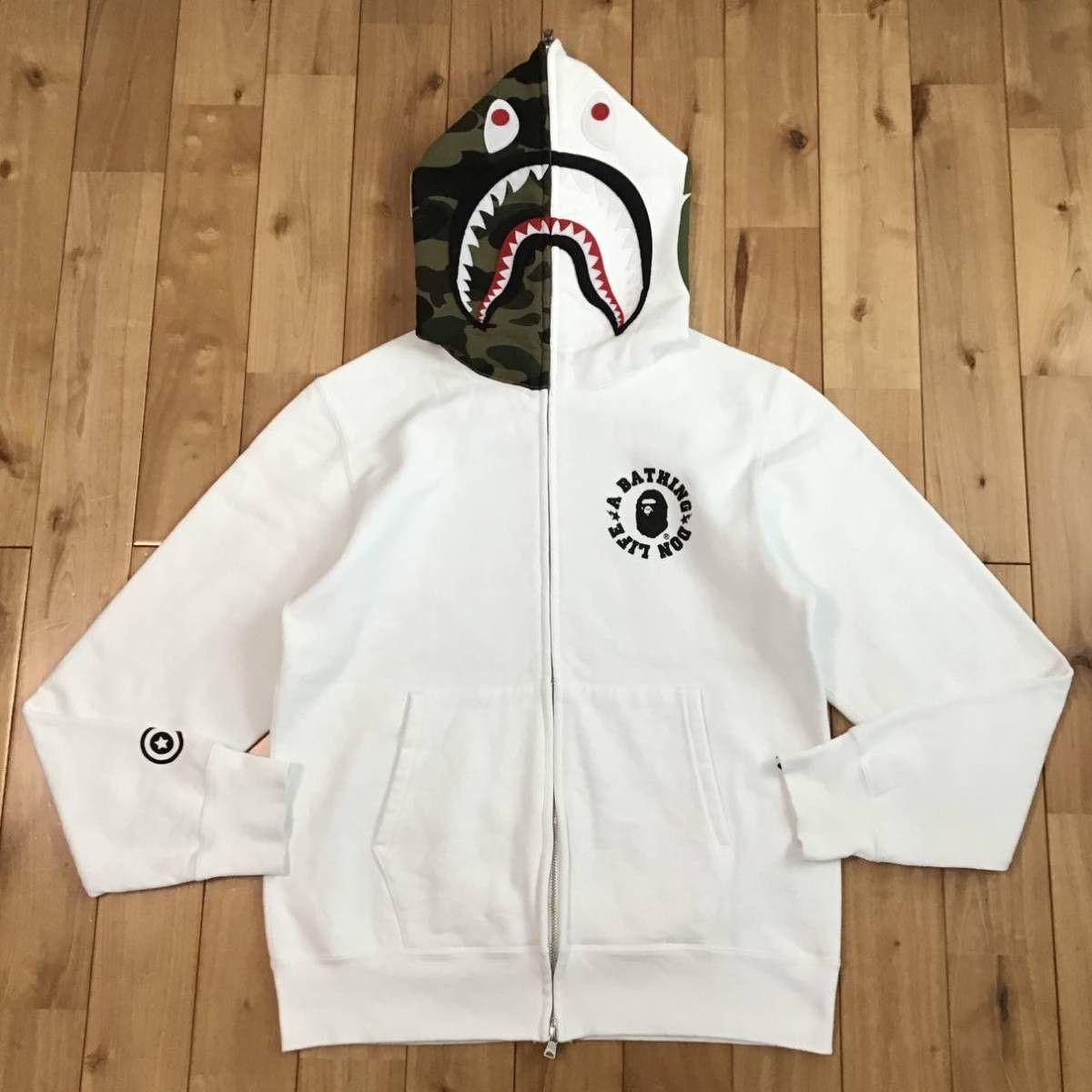 Bape × Big Sean BAPE × Big sean shark full zip hoodie a bathing ape Size US M / EU 48-50 / 2 - 3 Thumbnail