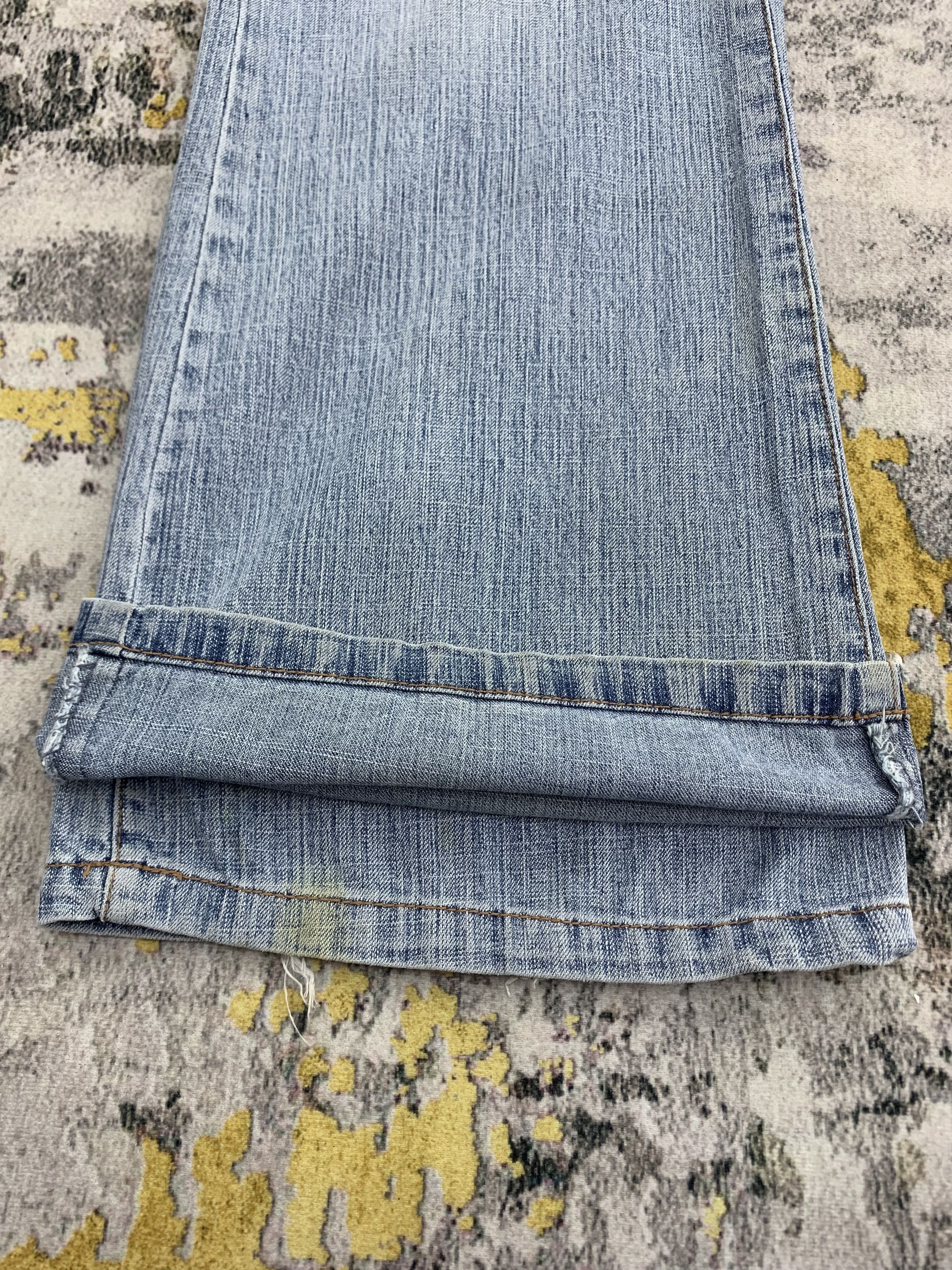 Japanese Brand Japanese Brand Bush Pants Flared Denim 26x33 Ripped Faded Size 26" / US 2 / IT 38 - 9 Thumbnail
