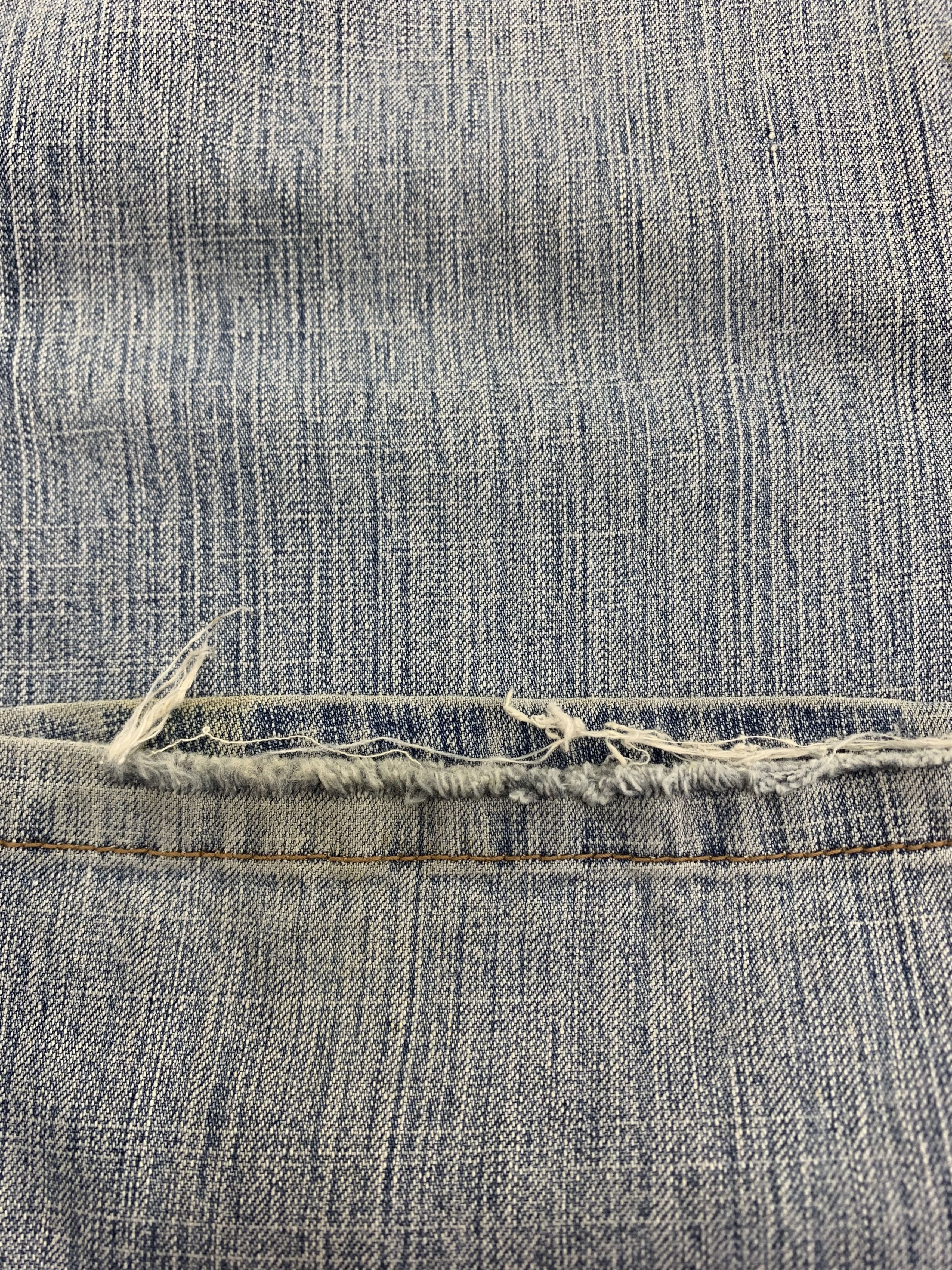 Japanese Brand Japanese Brand Bush Pants Flared Denim 26x33 Ripped Faded Size 26" / US 2 / IT 38 - 7 Thumbnail