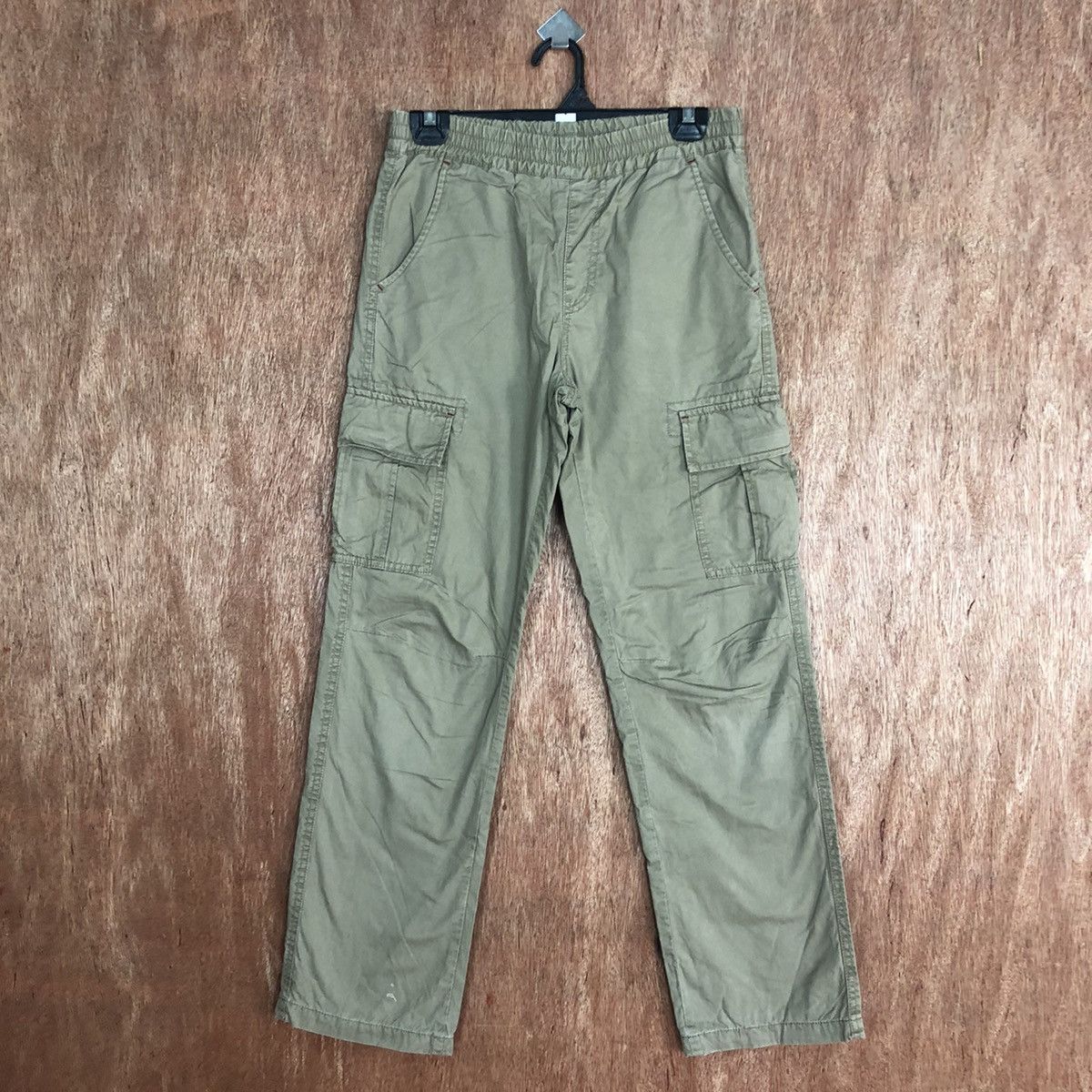Japanese Brand DLL Uniqlo Brown Multipocket Cargo Pants #2106 Size US 27 - 1 Thumbnail
