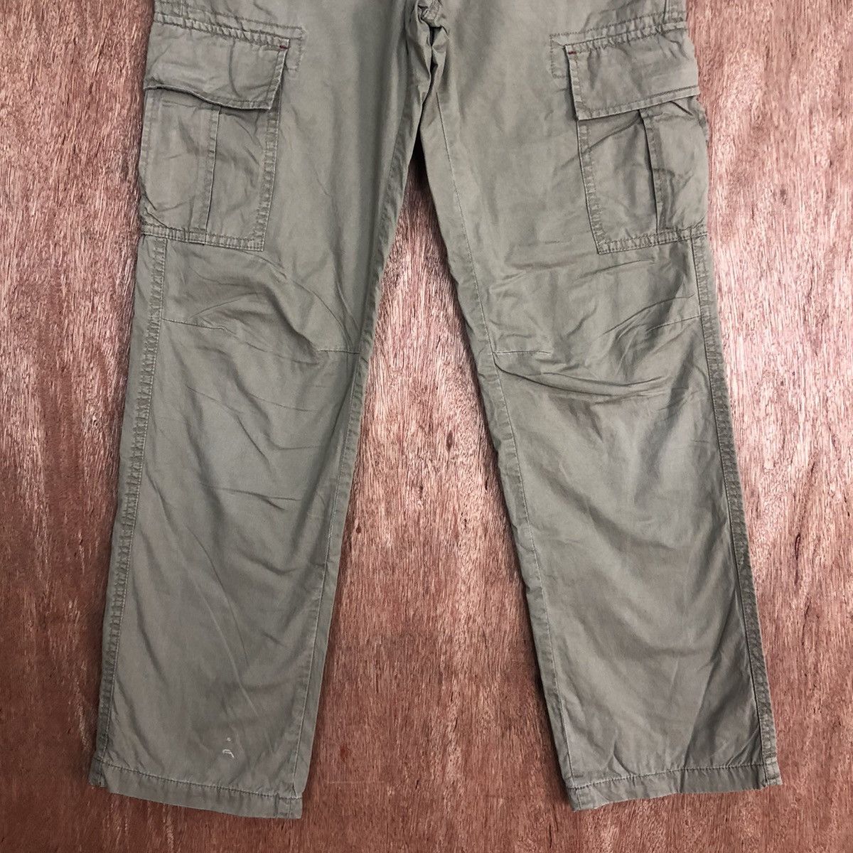 Japanese Brand DLL Uniqlo Brown Multipocket Cargo Pants #2106 Size US 27 - 3 Thumbnail