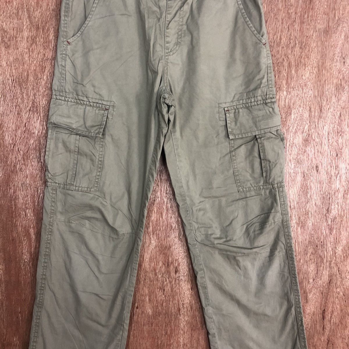 Japanese Brand DLL Uniqlo Brown Multipocket Cargo Pants #2106 Size US 27 - 4 Thumbnail