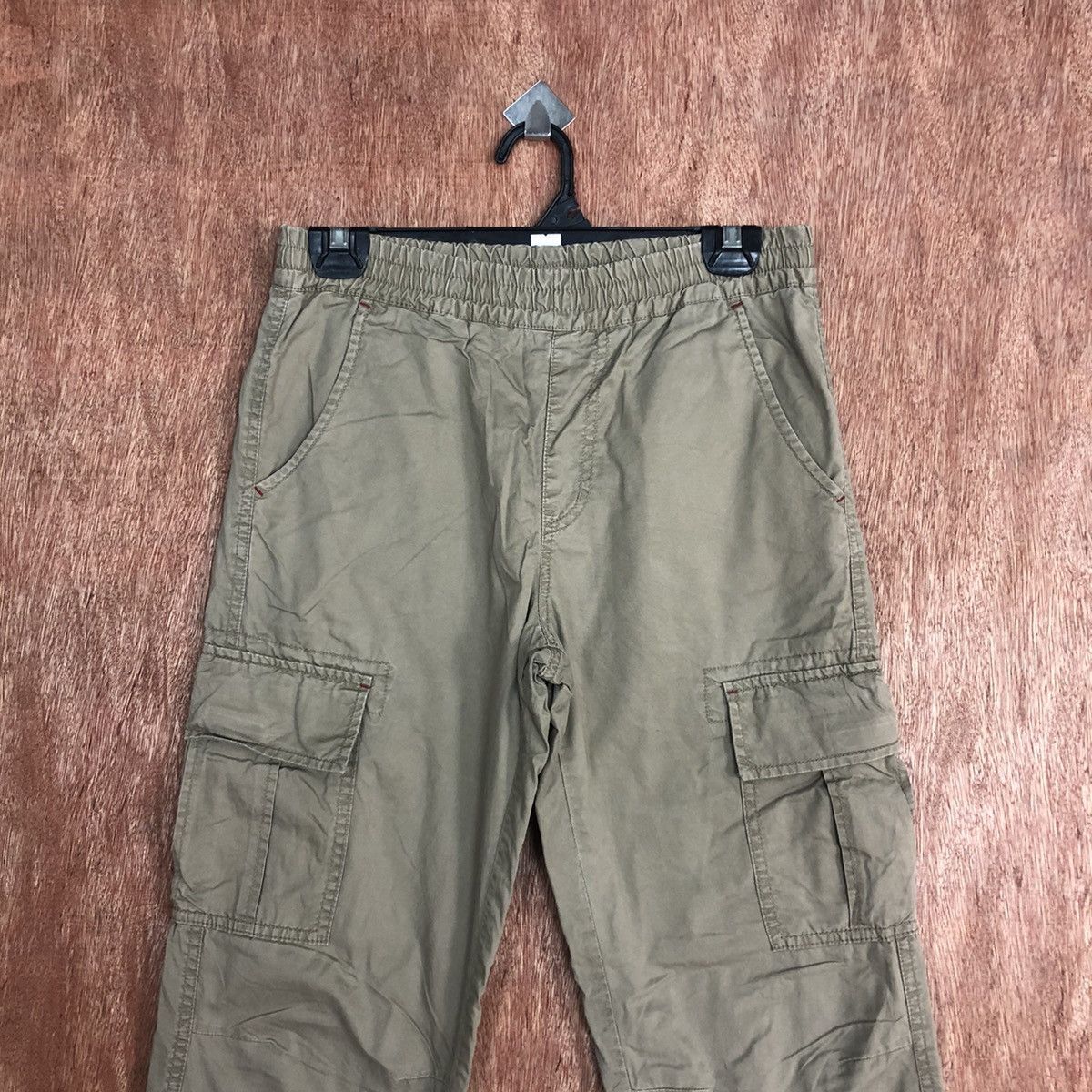 Japanese Brand DLL Uniqlo Brown Multipocket Cargo Pants #2106 Size US 27 - 2 Thumbnail