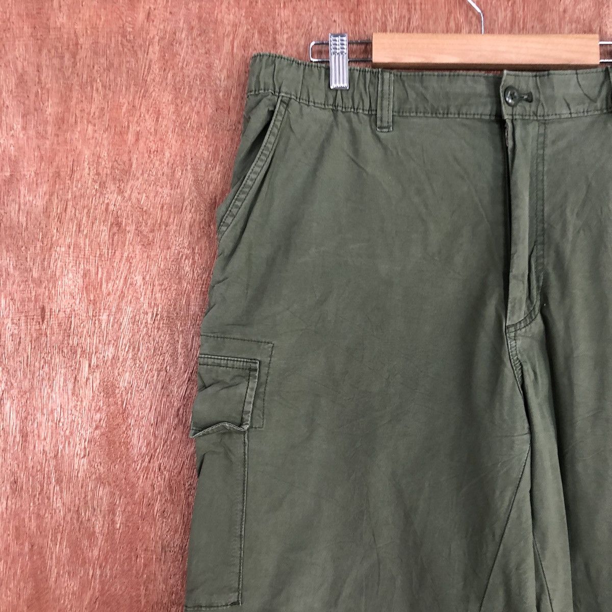 Japanese Brand DLL Uniqlo Green Multipocket Tactical Cargo Pants #c892 Size US 36 / EU 52 - 6 Thumbnail