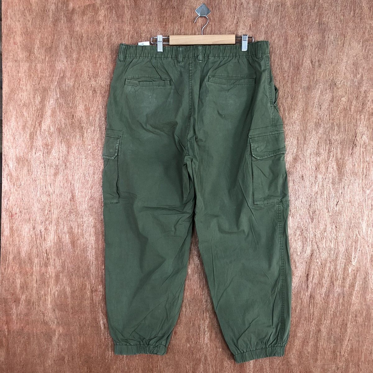 Japanese Brand DLL Uniqlo Green Multipocket Tactical Cargo Pants #c892 Size US 36 / EU 52 - 8 Thumbnail
