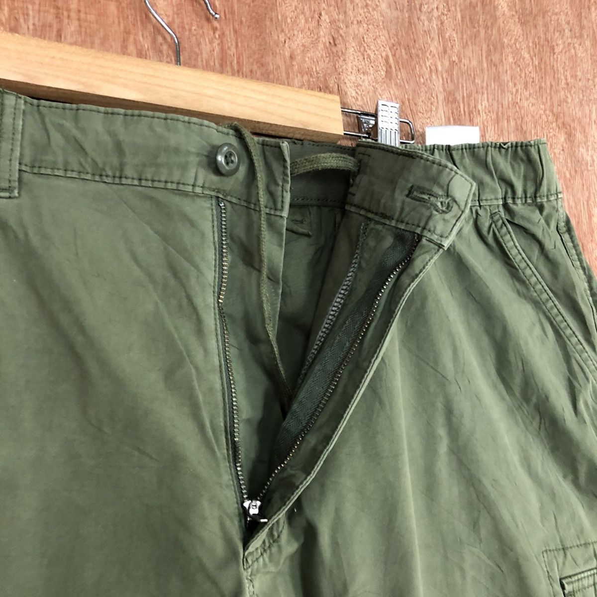 Japanese Brand DLL Uniqlo Green Multipocket Tactical Cargo Pants #c892 Size US 36 / EU 52 - 7 Thumbnail