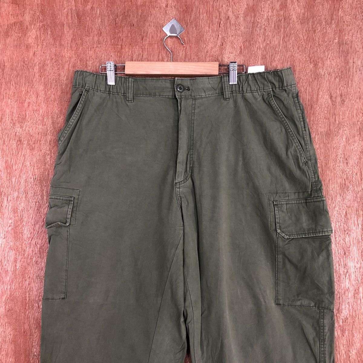 Japanese Brand DLL Uniqlo Green Multipocket Tactical Cargo Pants #c892 Size US 36 / EU 52 - 2 Thumbnail