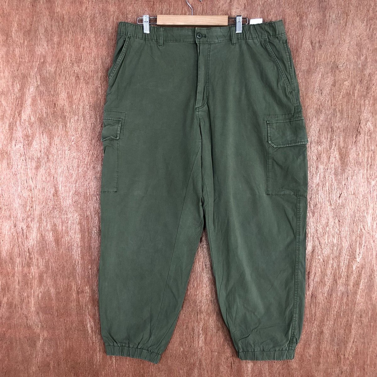 Japanese Brand DLL Uniqlo Green Multipocket Tactical Cargo Pants #c892 Size US 36 / EU 52 - 1 Thumbnail
