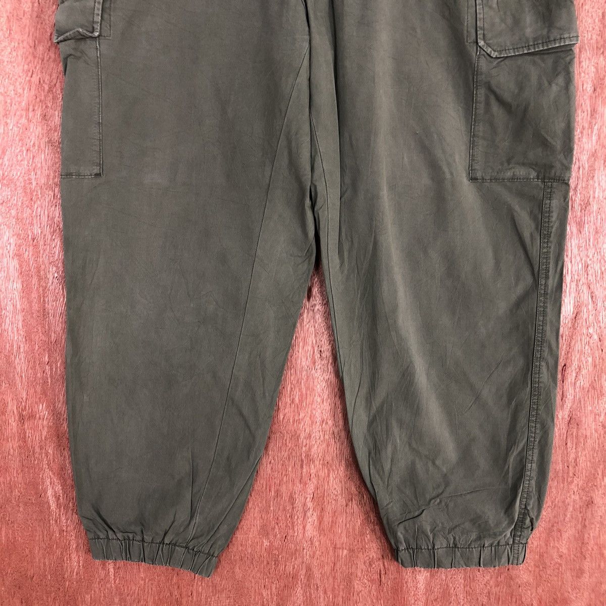 Japanese Brand DLL Uniqlo Green Multipocket Tactical Cargo Pants #c892 Size US 36 / EU 52 - 3 Thumbnail