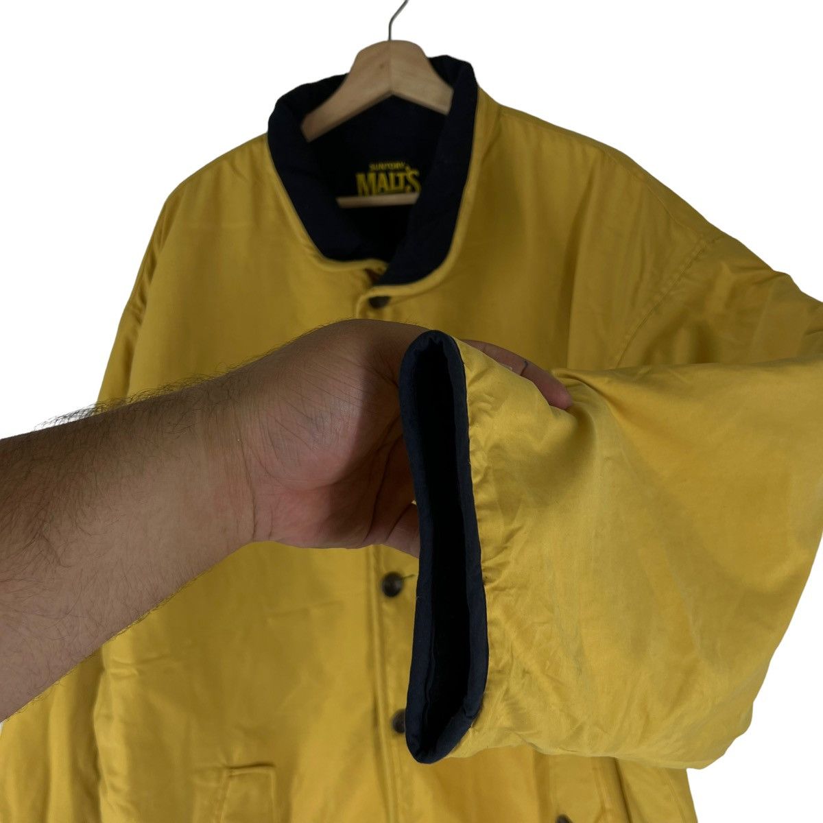 Japanese Brand VINTAGE REVERSIBLE JACKET SUNTORY MALTS WORK JACKET Size US M / EU 48-50 / 2 - 8 Thumbnail
