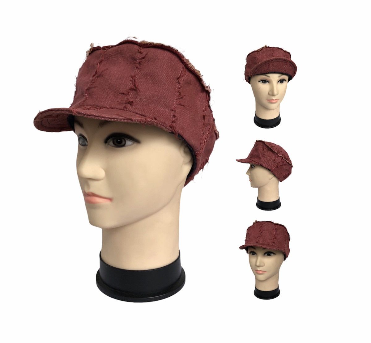 CA4LA 🔥CA4LA Blue Beet Patchwork Denim Jeans Cap Size ONE SIZE - 1 Thumbnail